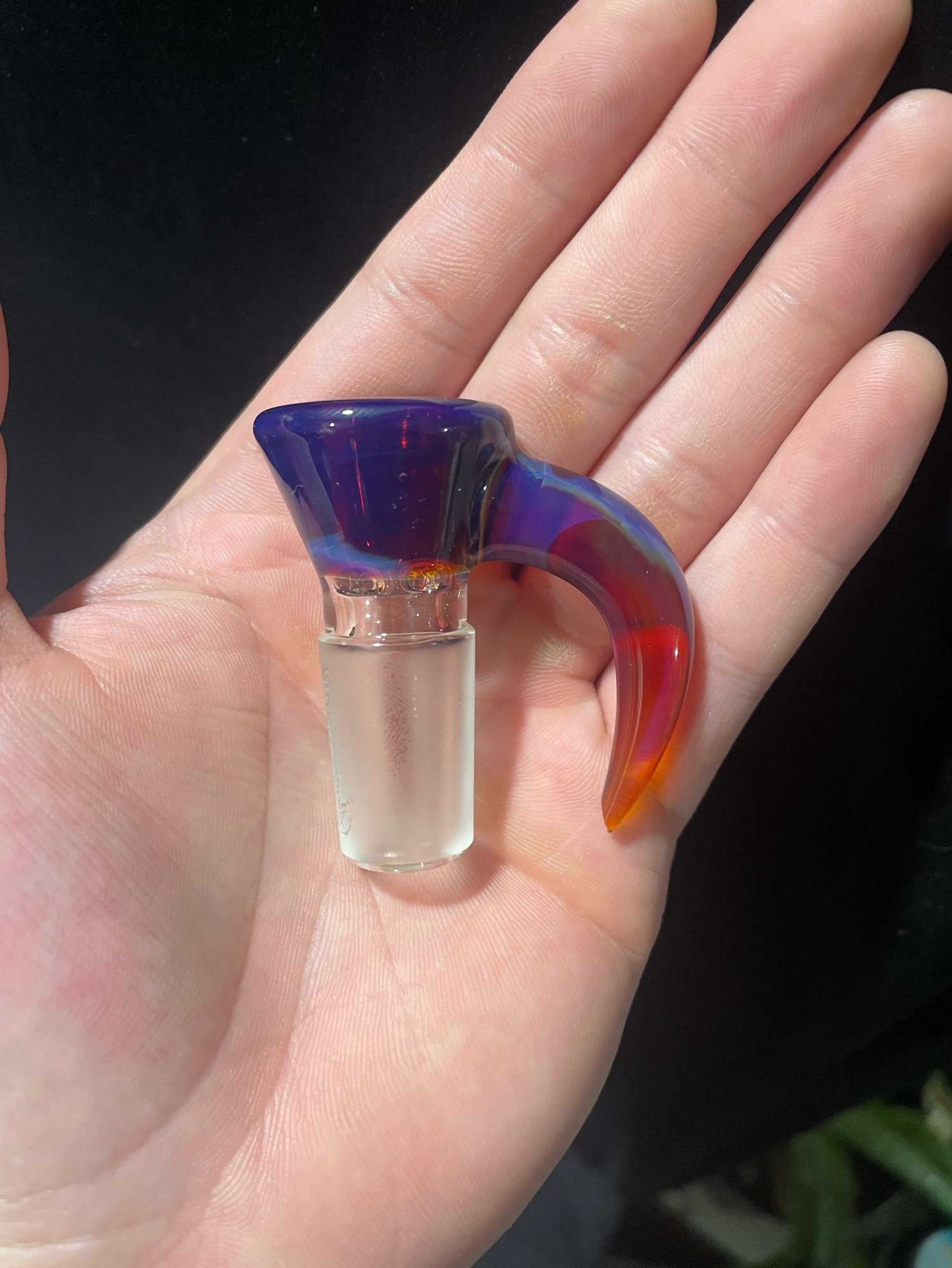 Preview pic of Lightly Chipped Full Accent Amber Purple Slide