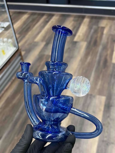 Preview pic of Rosco Glass Single Up Single Down Full Color Blue