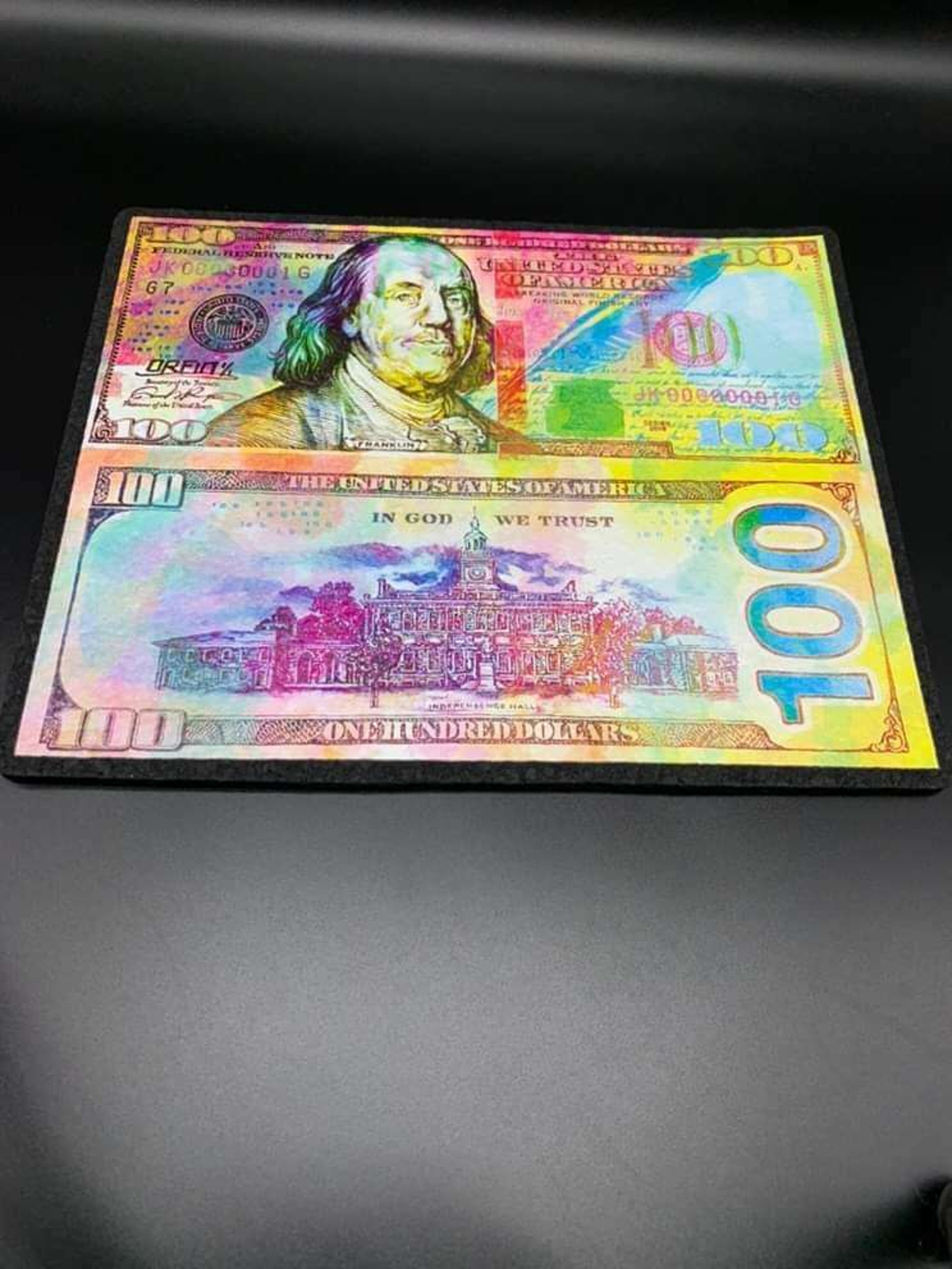 Orfin Dyed Money Stack Mood Mat image 0