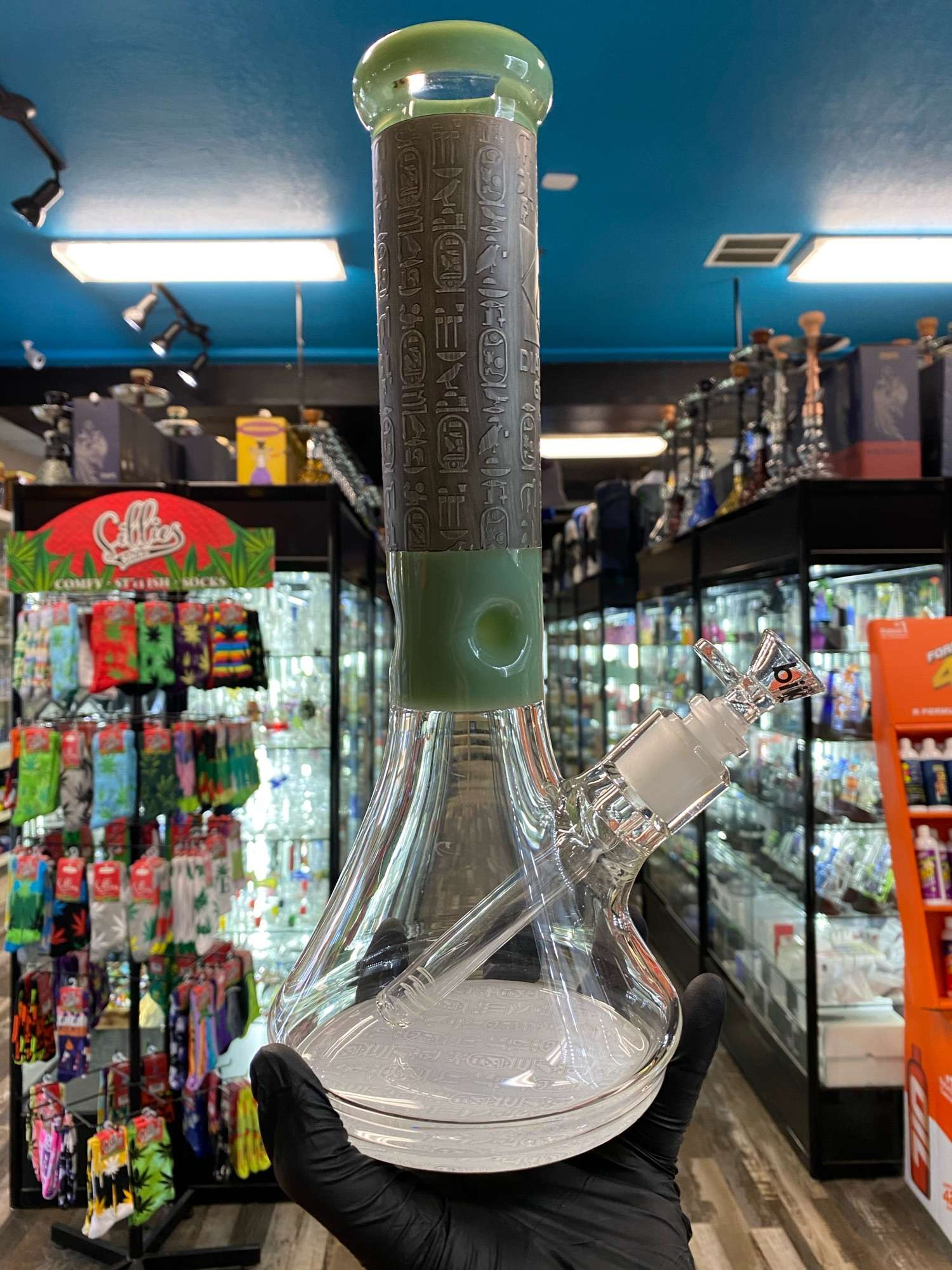 Preview pic of Diamond Gold Glass Beaker 