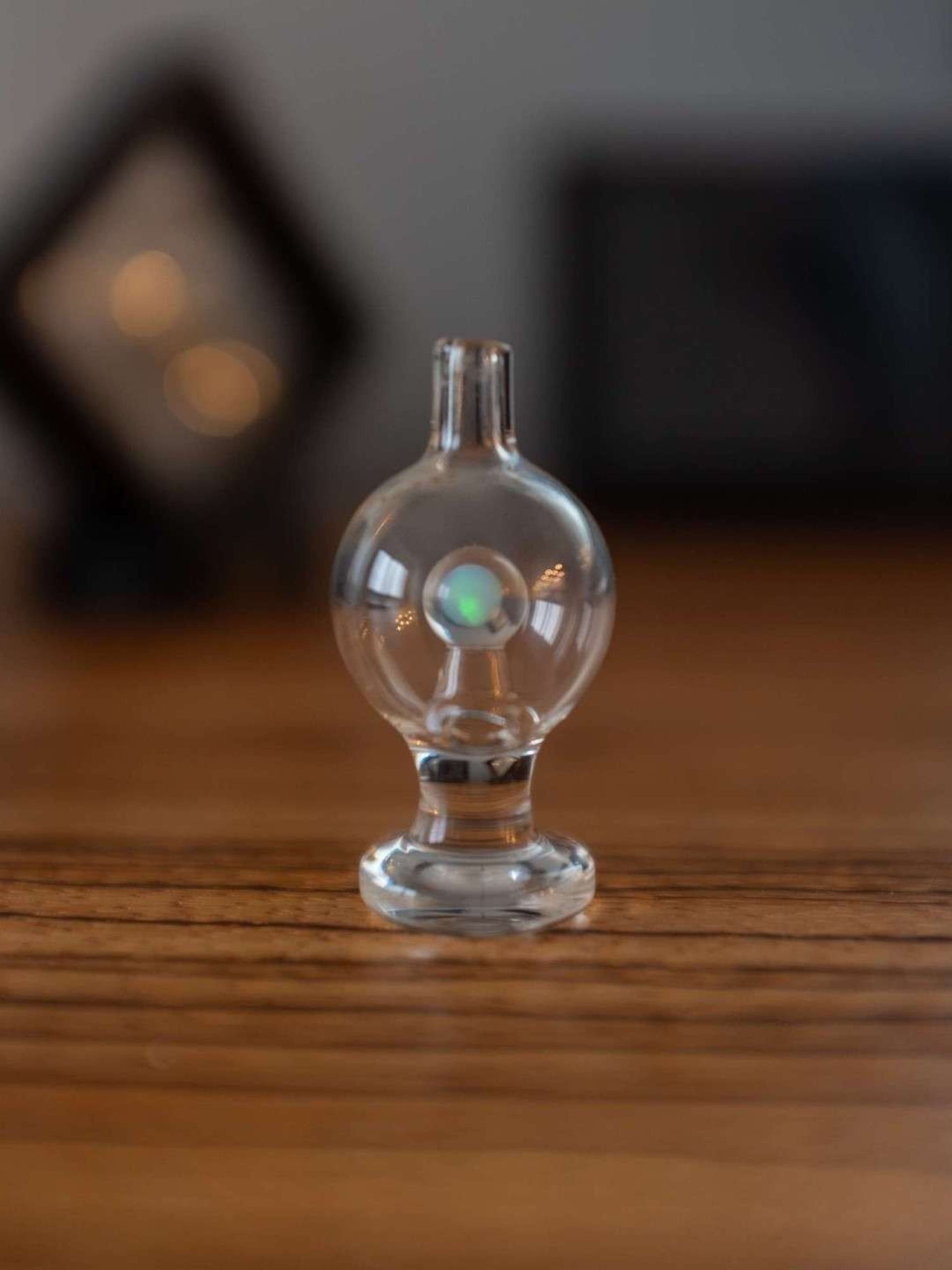 Preview pic of Soup Glass Opal Clear Bubble Cap