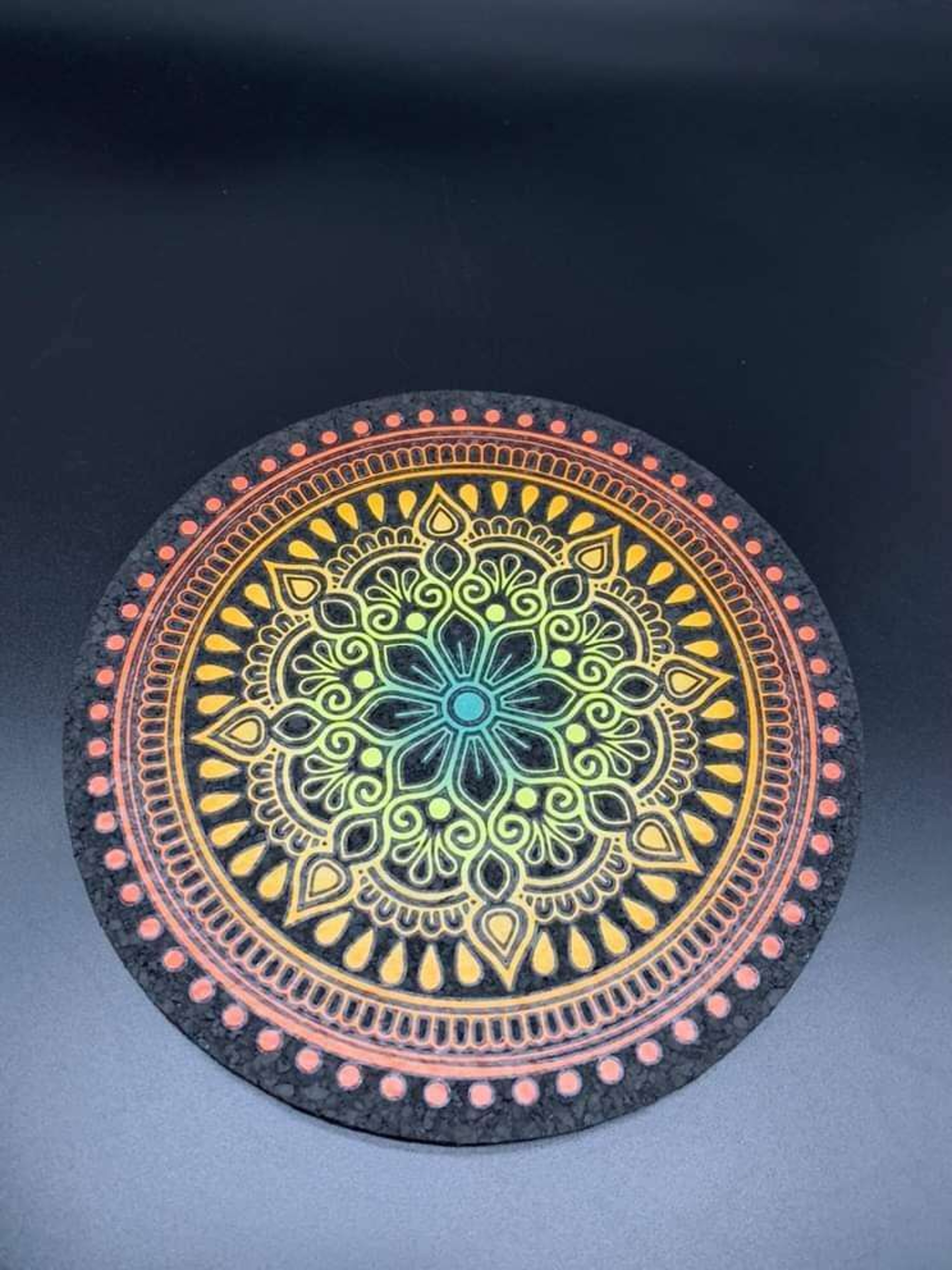 8" Circle Mood Mat
Rainbow image 0