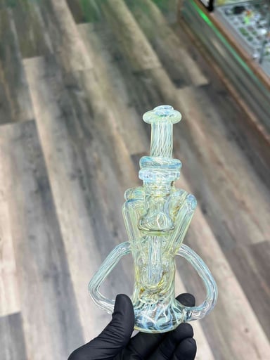Preview pic of Spunout Glass Full Color Quad Uptake Dual Recyclers