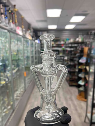Preview pic of Spunout Glass Clear Dual Uptake JellyFish Recycler