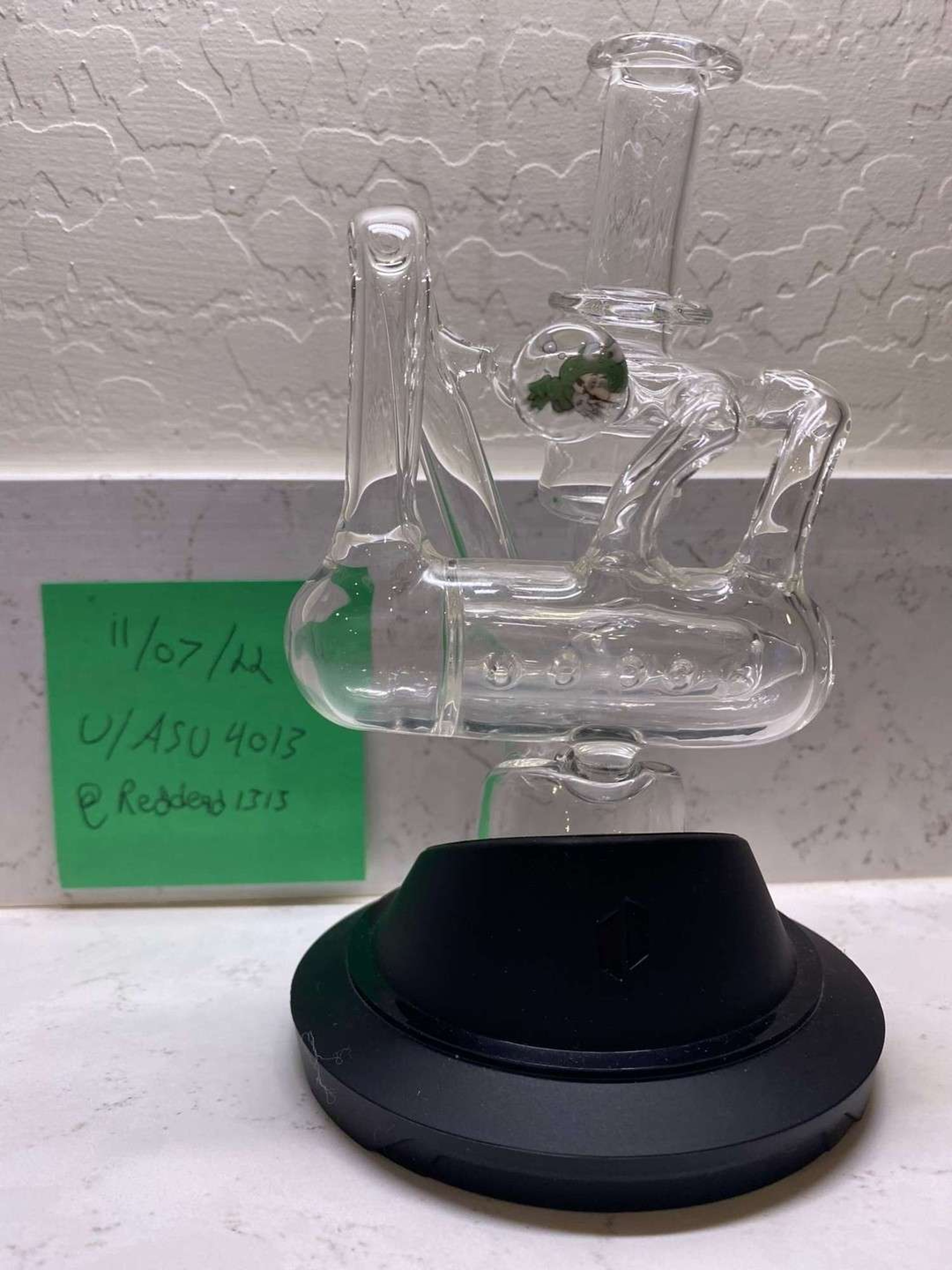 Vaccine Pump by CallYourFam glass Puffco Peak - clear with frog Mario Millie image 0