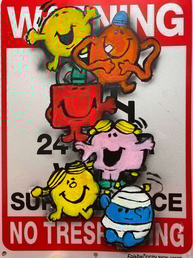 Preview pic of Trevy Metal Original Sign Art