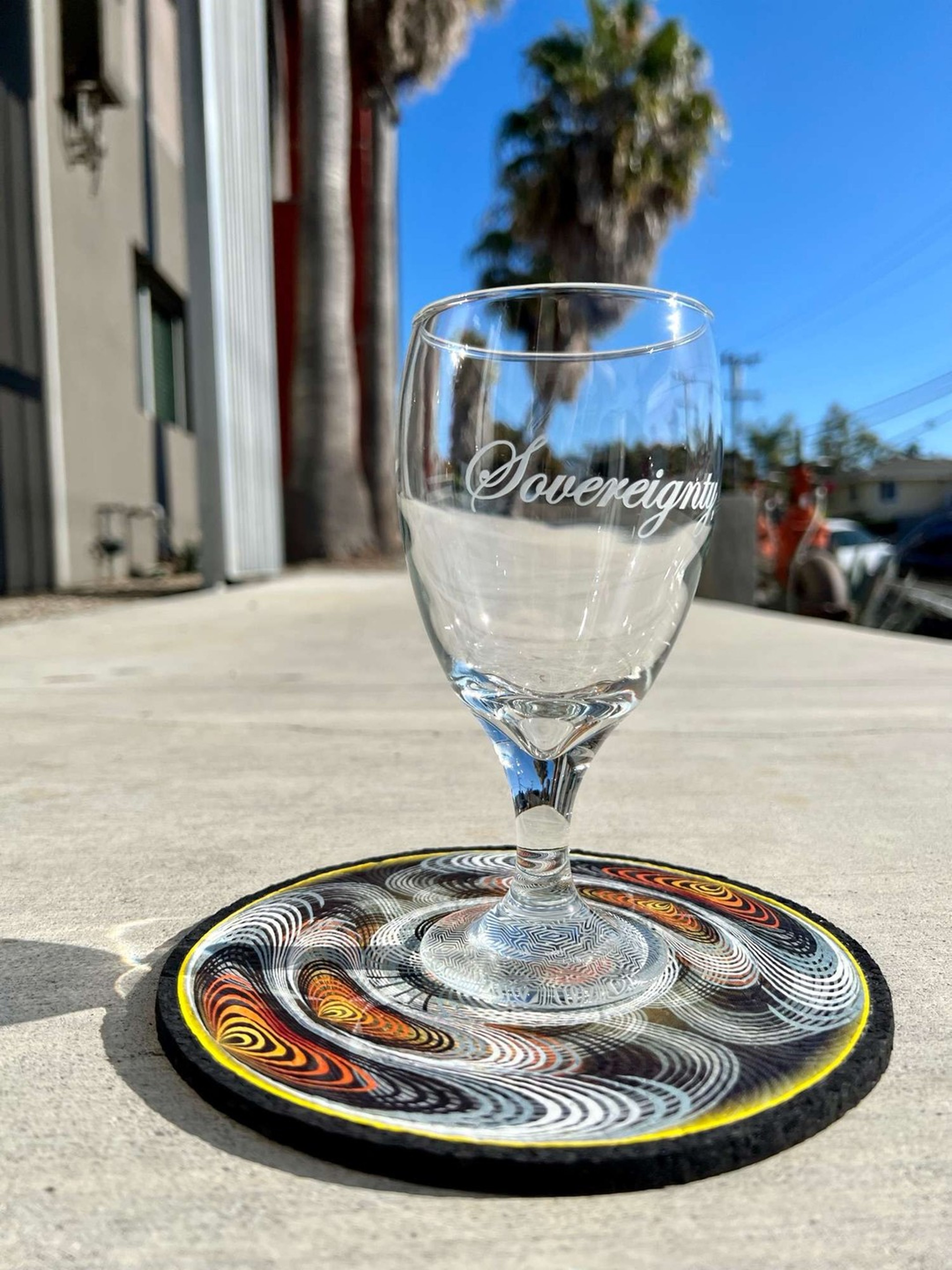 Sovereignty Pint Glass image 0