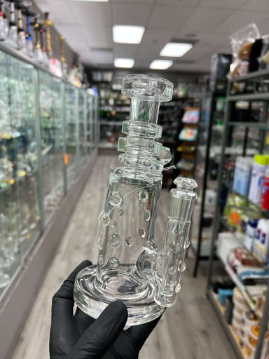 Preview pic of CHRIS HUBBARD Glass Clear Fully Faceted