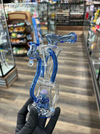 Preview pic of OM Glass Floating Recycler Blue Dream