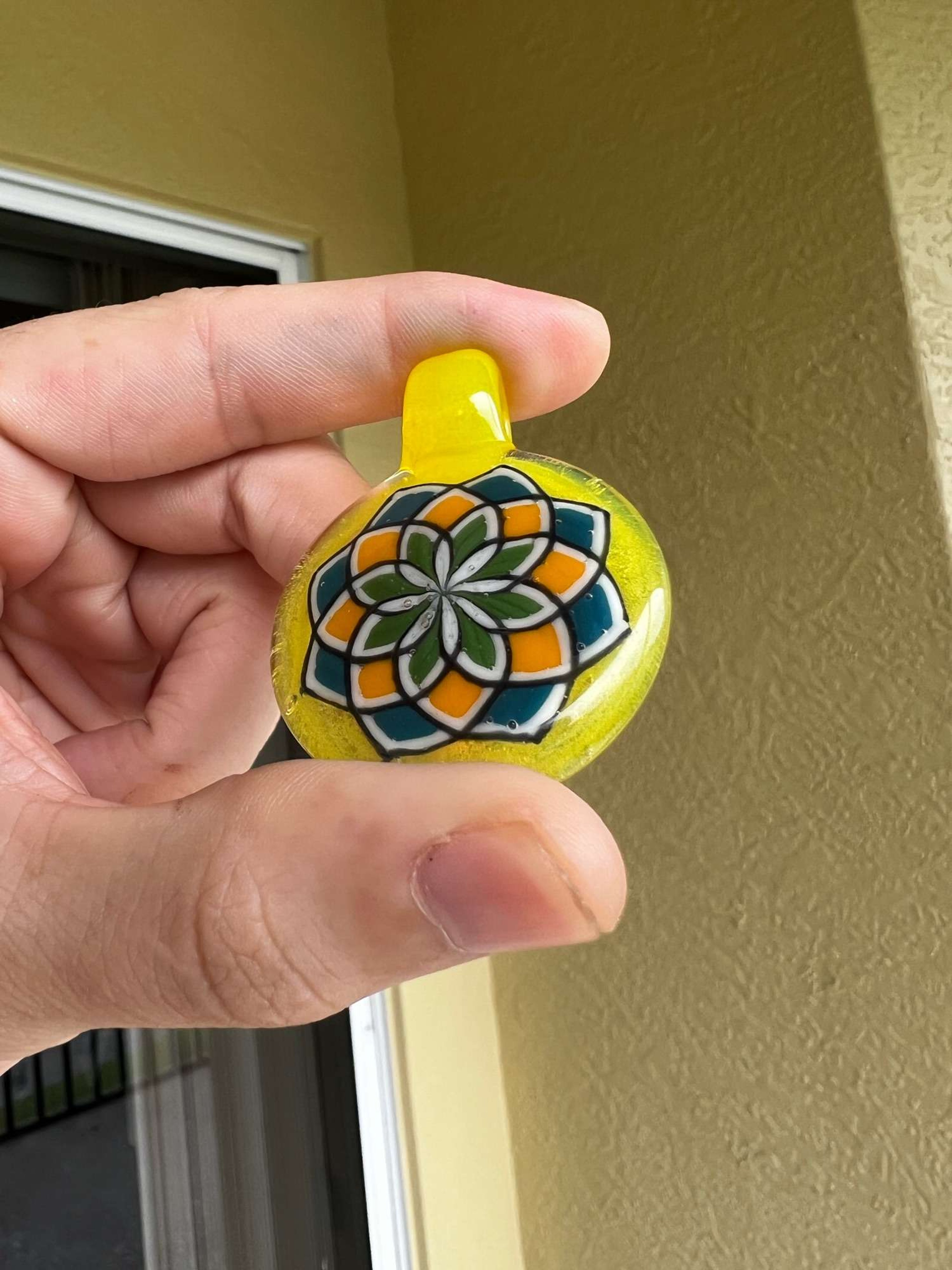 Preview pic of yellow slyme pendent by joe copeland