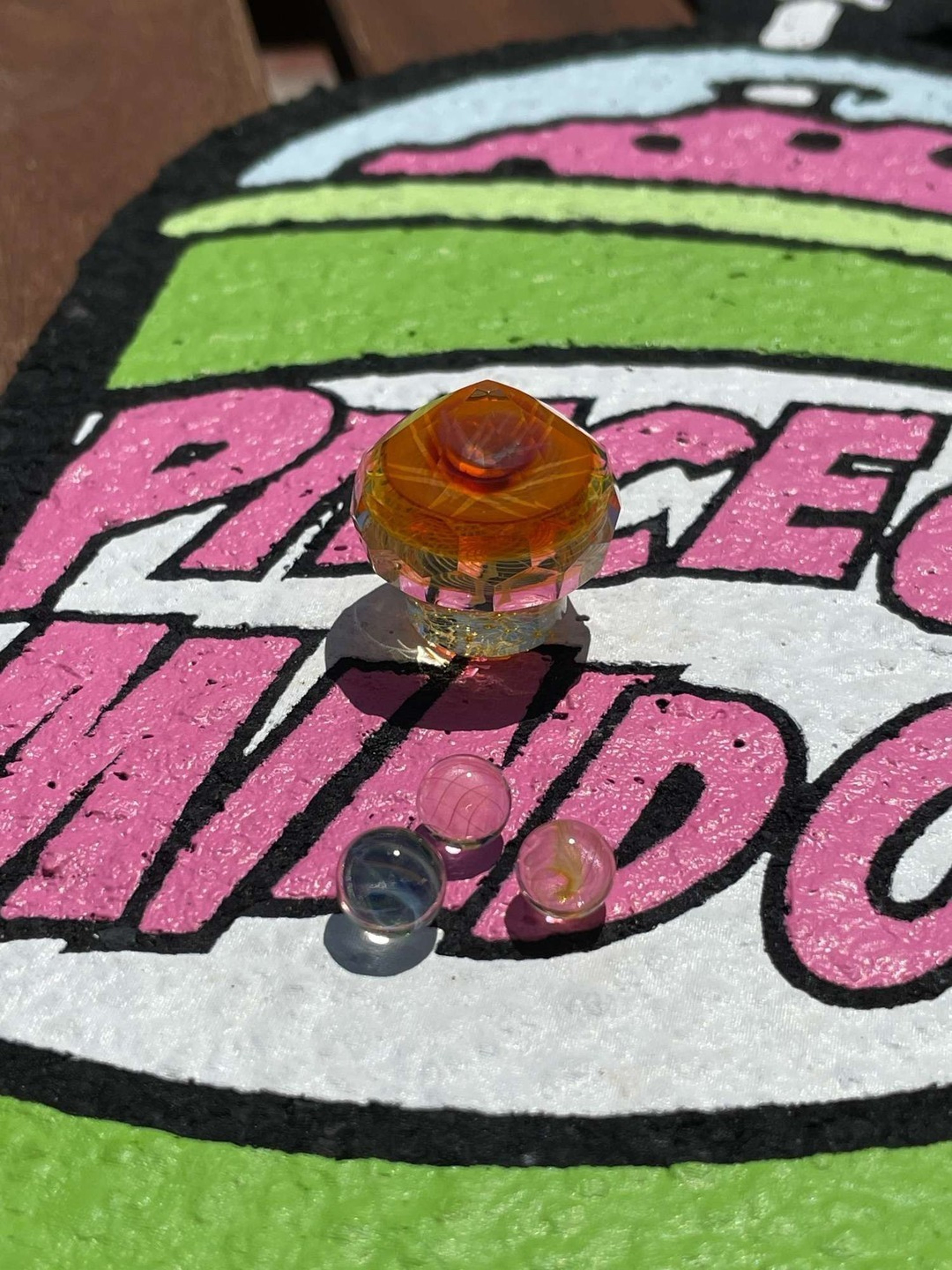 Gato glass faceted slurper set image 0