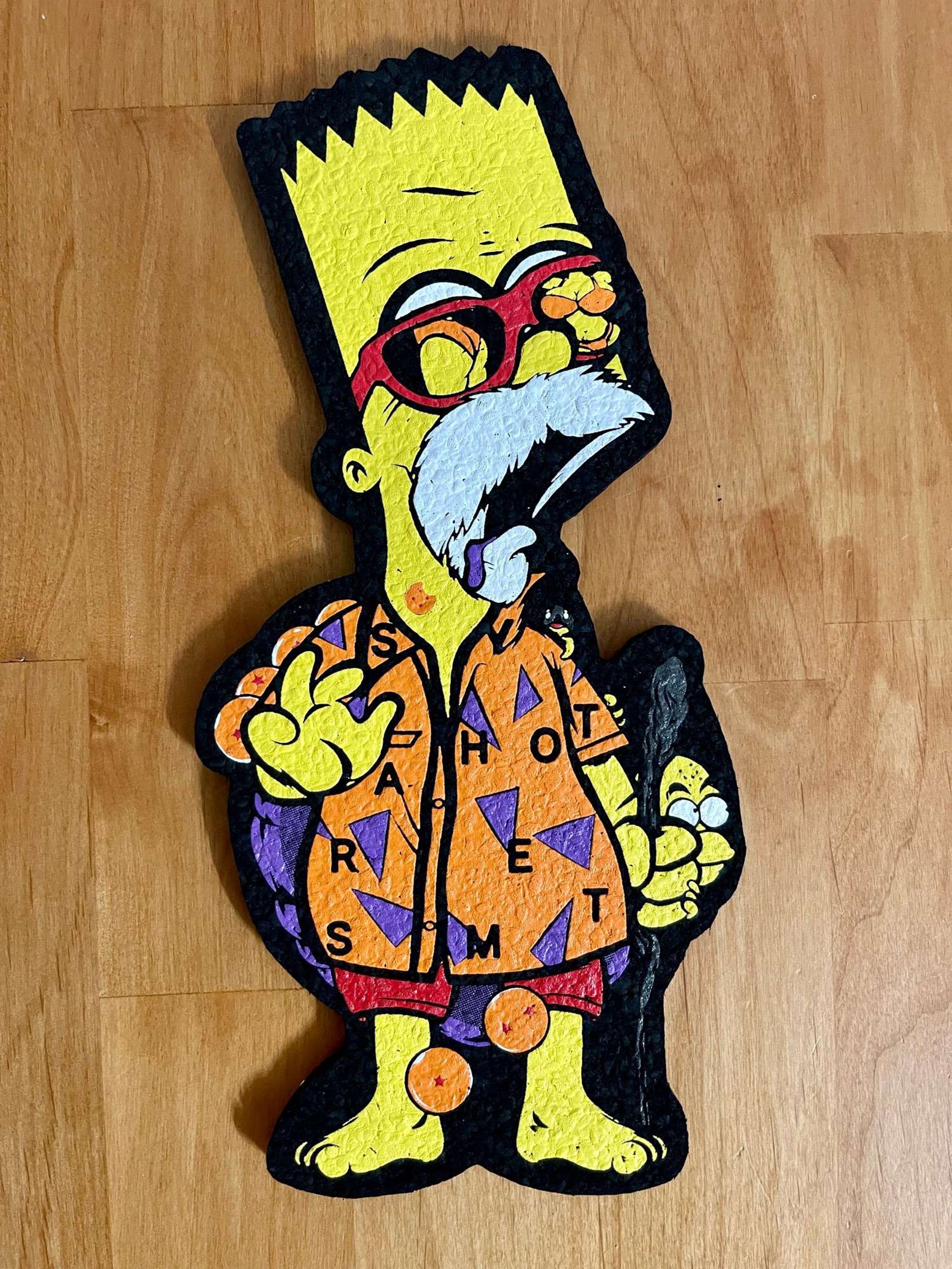 Preview pic of Bart/Roshi Eat My shorts full UV Moodmat, Sold Out, Brand new, never used