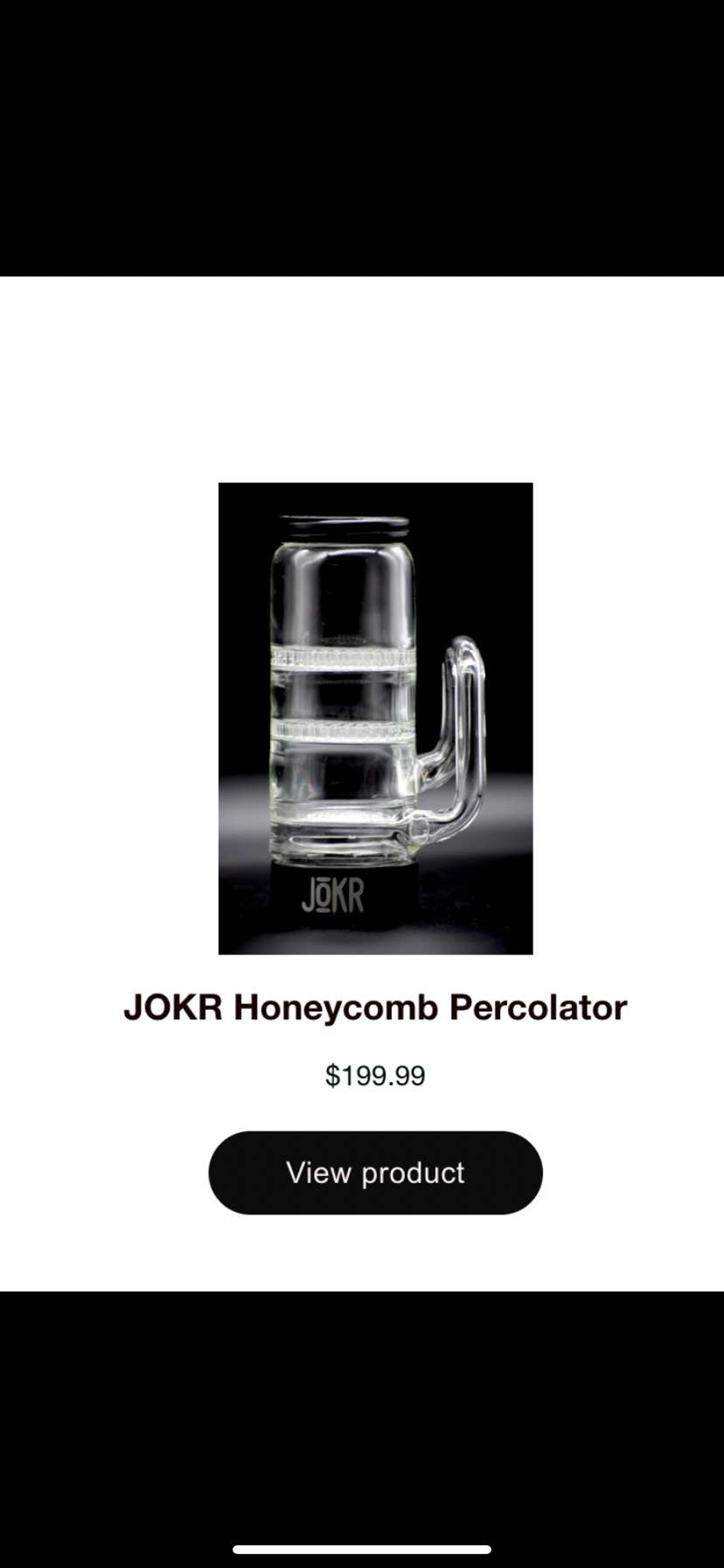 Preview pic of JOKR Honeycomb Percolator 