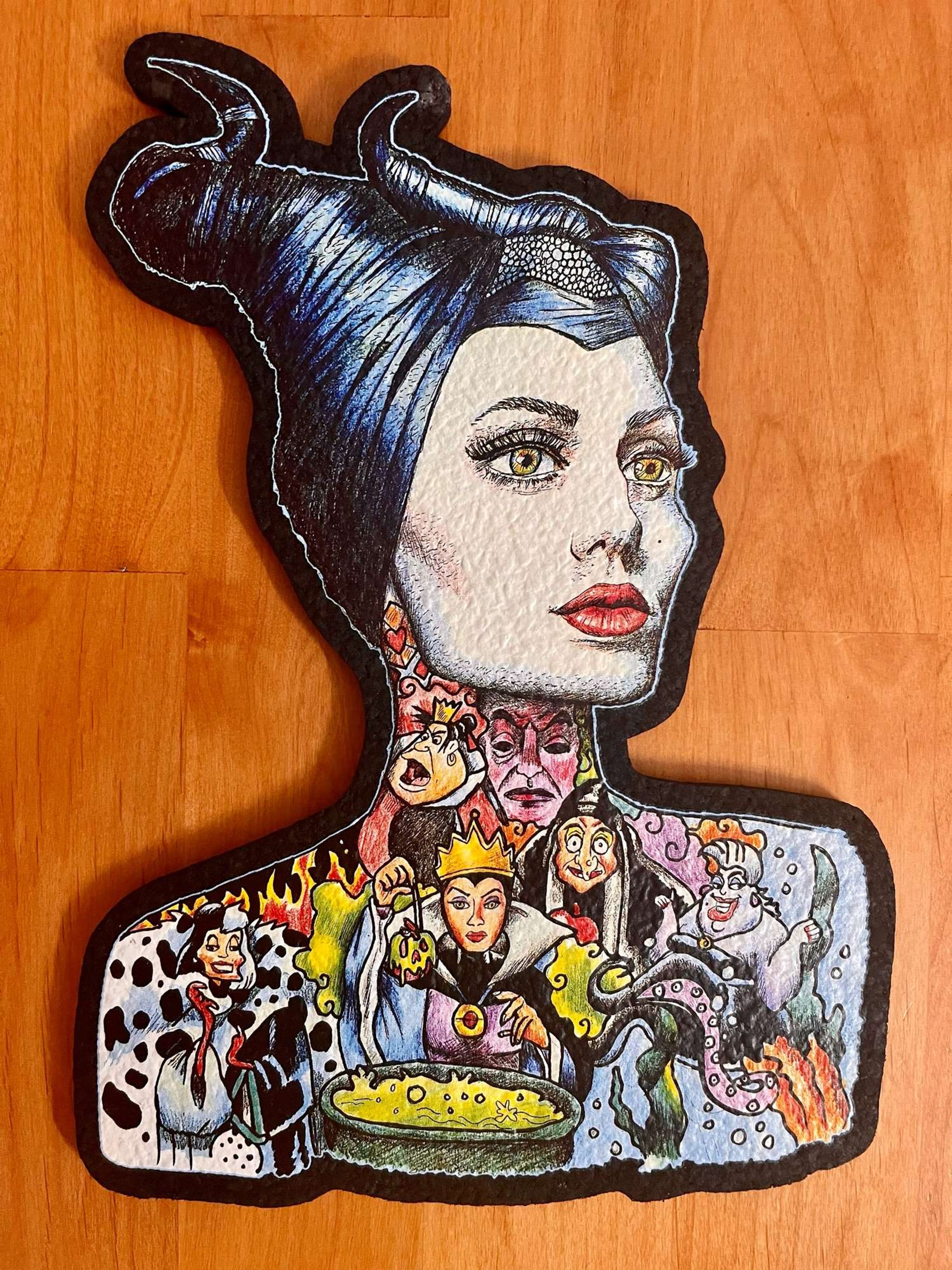Preview pic of “Maleficent” Moodmat by Forever Rising, Sold Out, Limited Edition