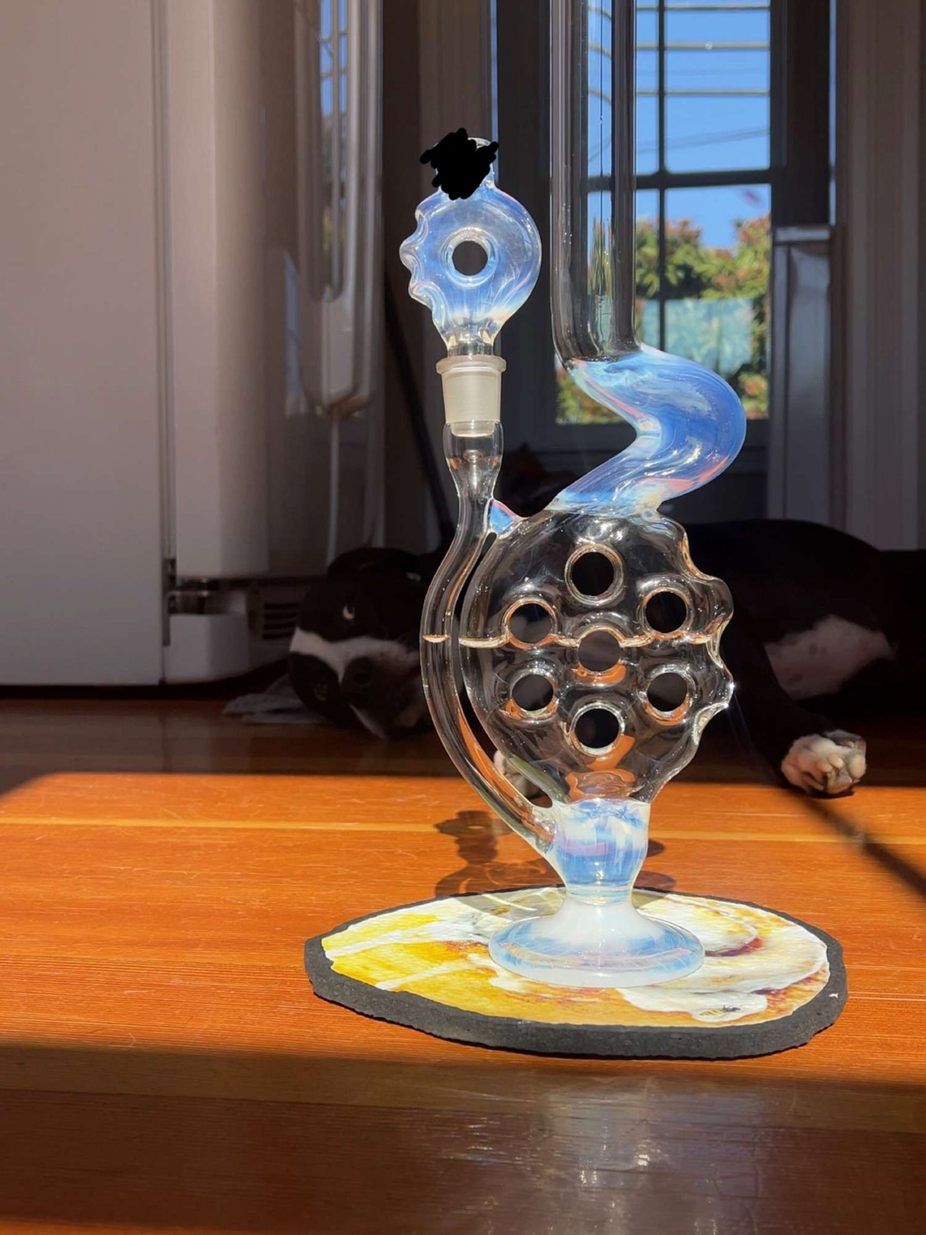 Jake’s glass Sidefeeder w/ matching slide - $650 image 0