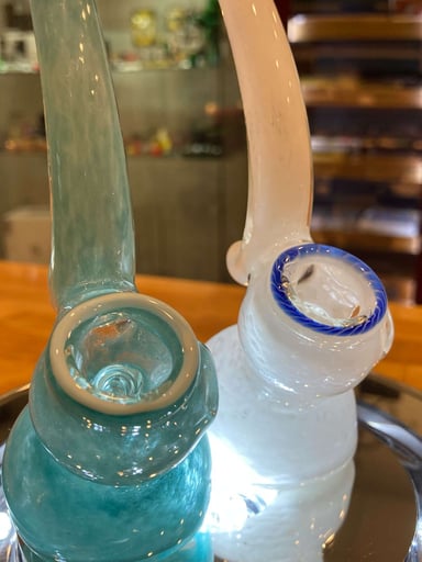 Preview pic of ISO Frit Upright Bubbler-Teal-by CGC