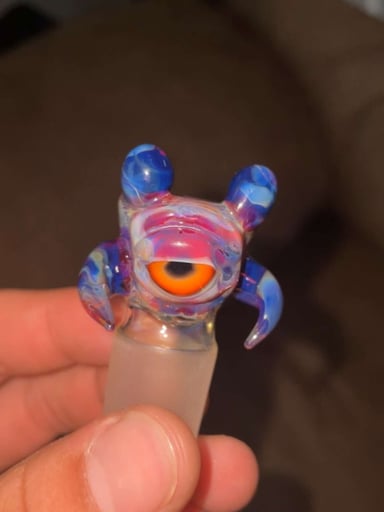 Preview pic of Papa glass custom creature slide!