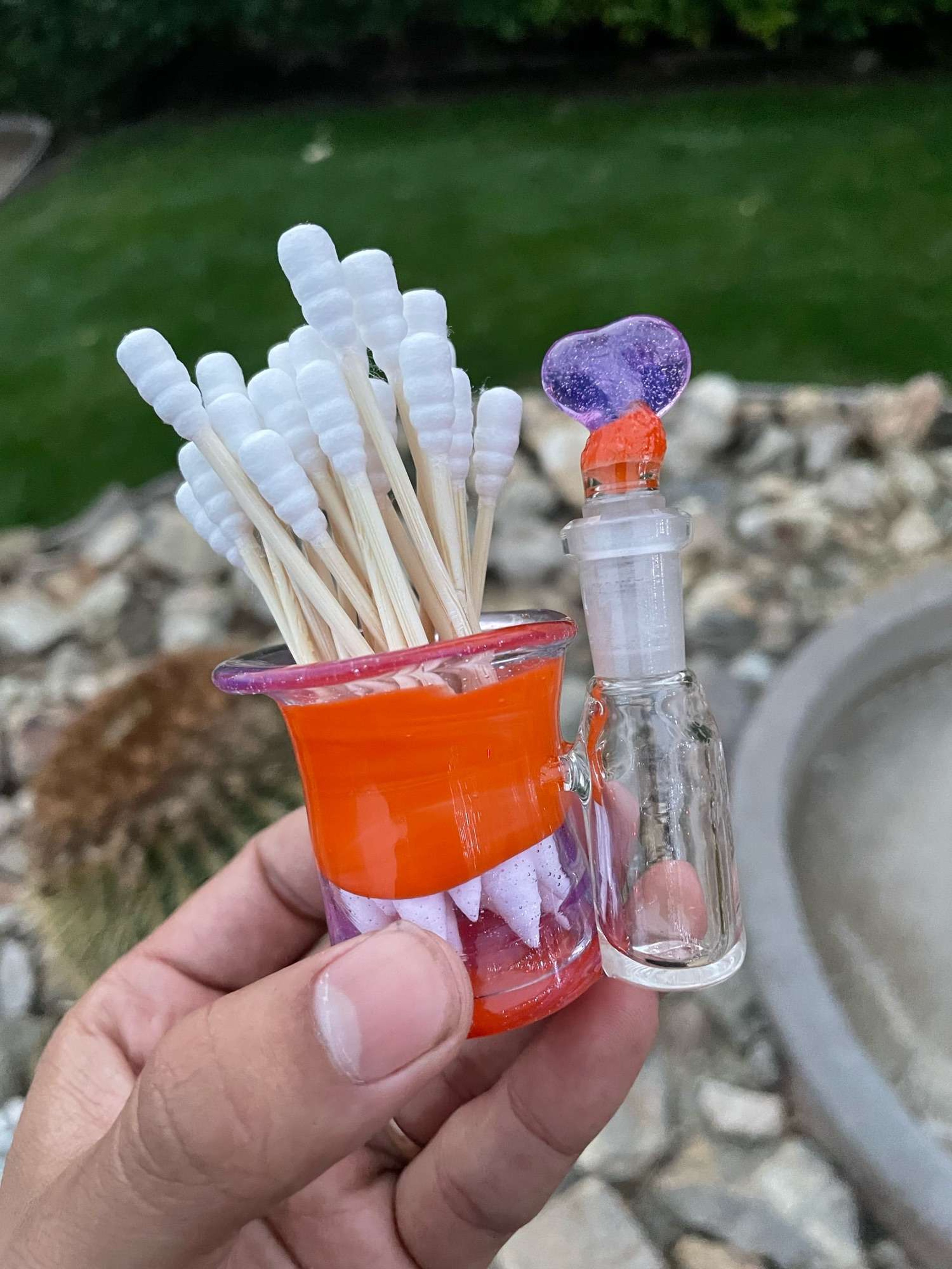 Purple/green qtip/iso jar image 0
