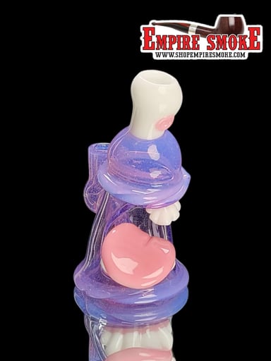 Preview pic of GLASSHOLE - SPRAY PAINT CAN DAB RIG Pink Slyme x Prince