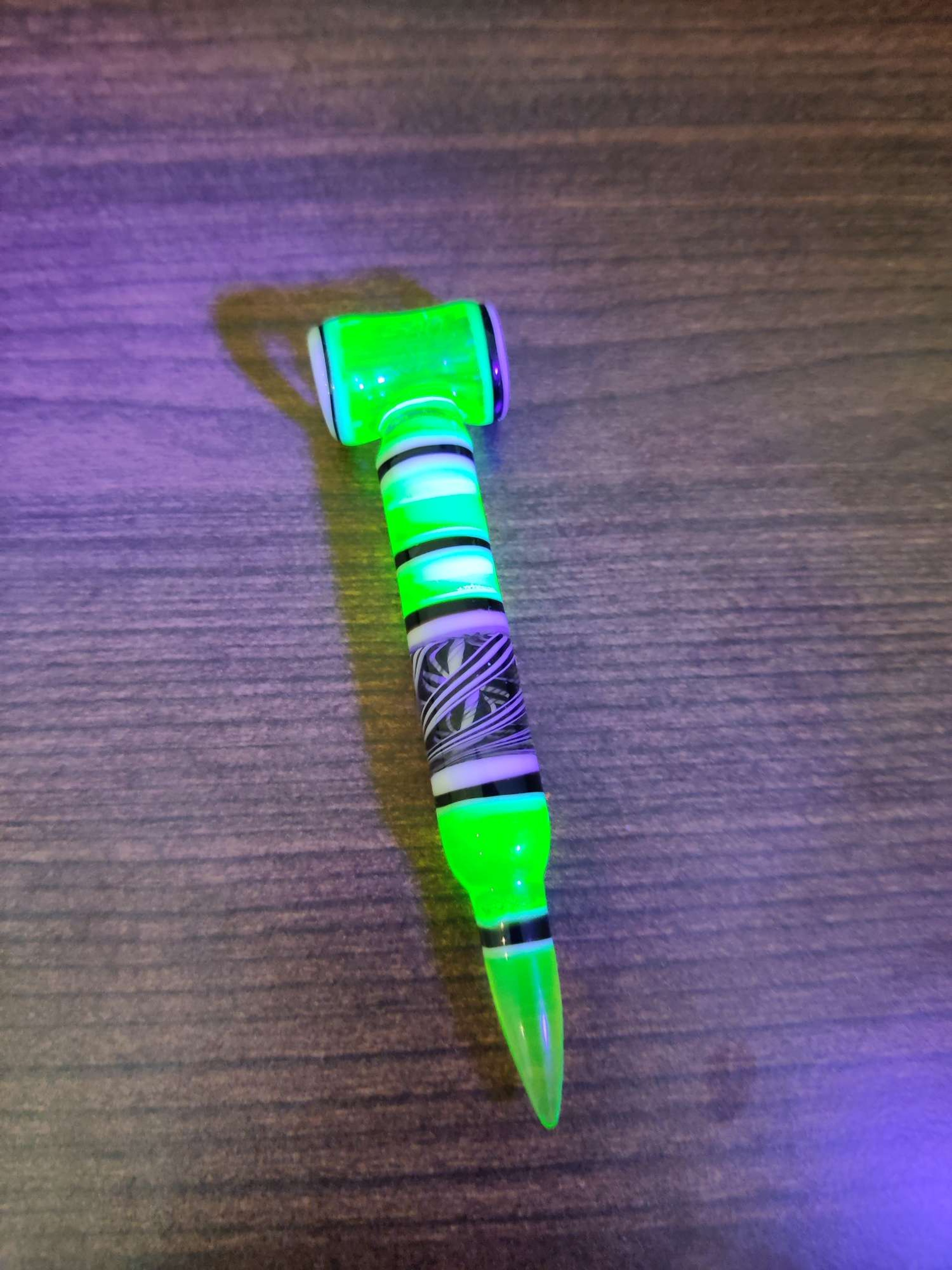 Preview pic of Ram glass Illuminati bullet pendant 