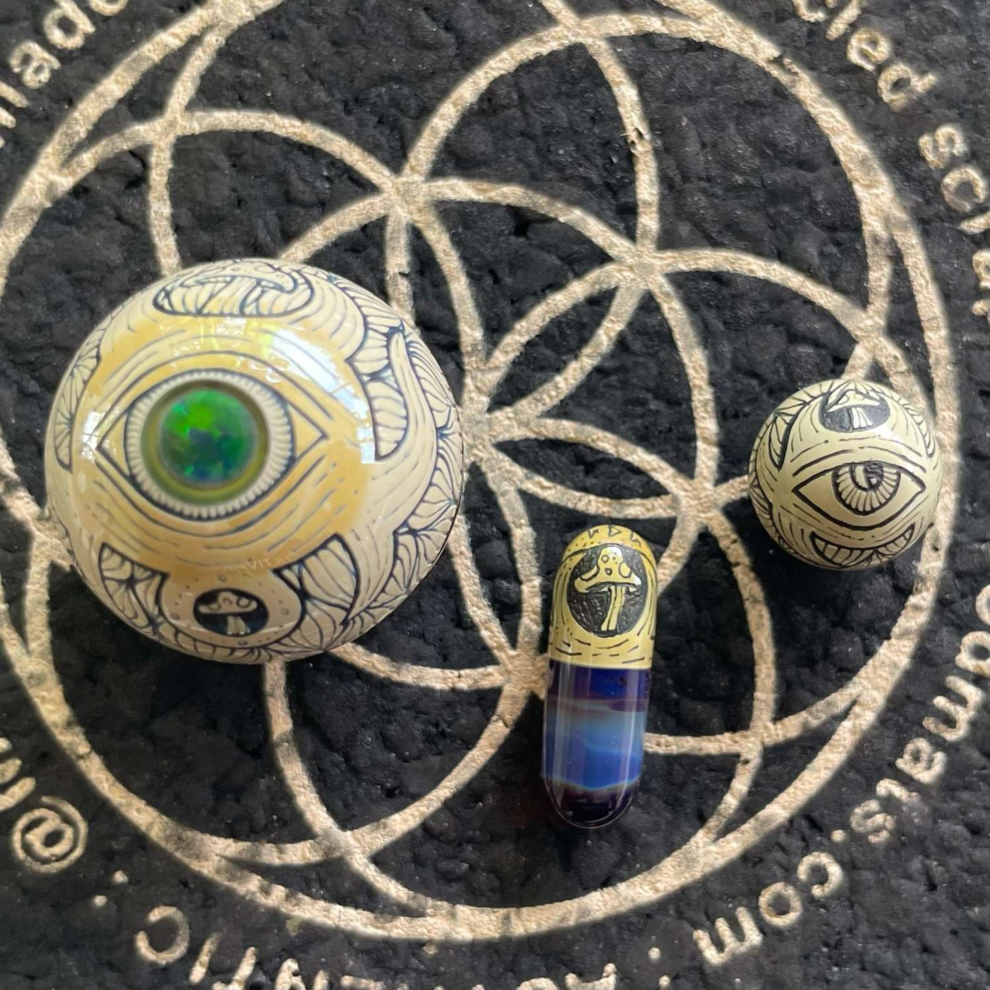 Preview pic of Mushroom Guardian @glassbyging slurper set