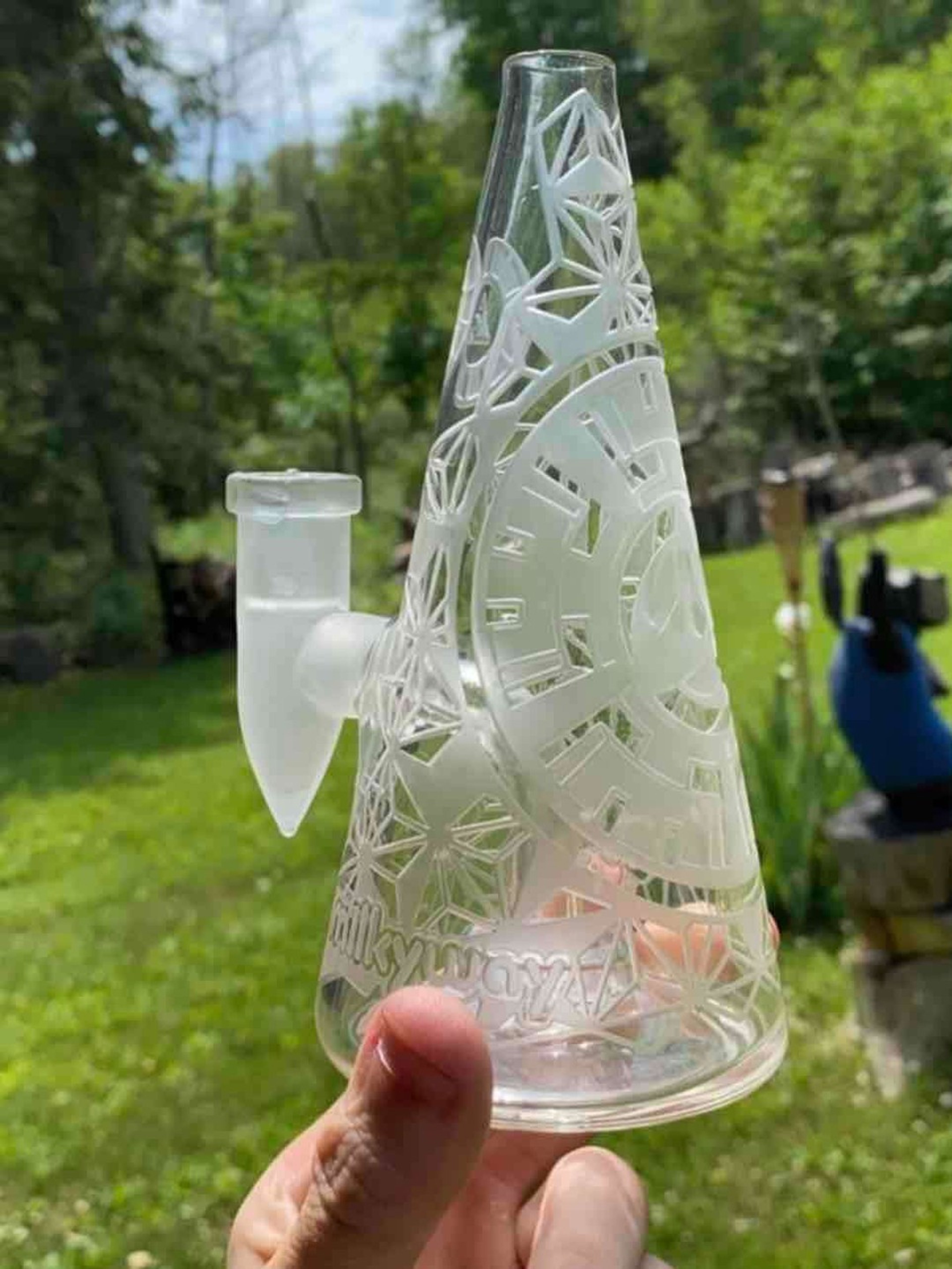 Preview pic of Milkyway glass cone rig 