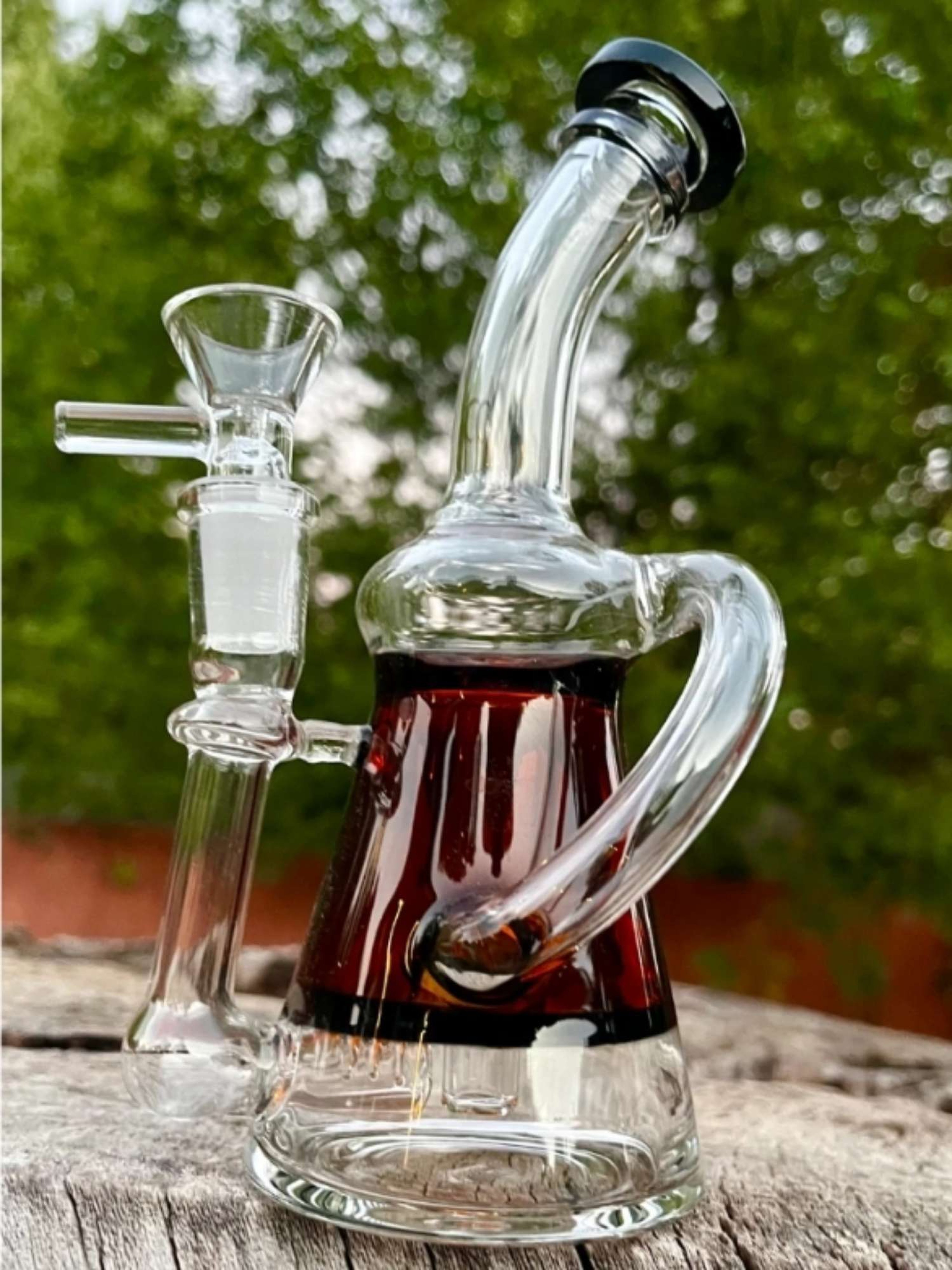 7" Colored Chiller Dab Rig Bubbler
image 0