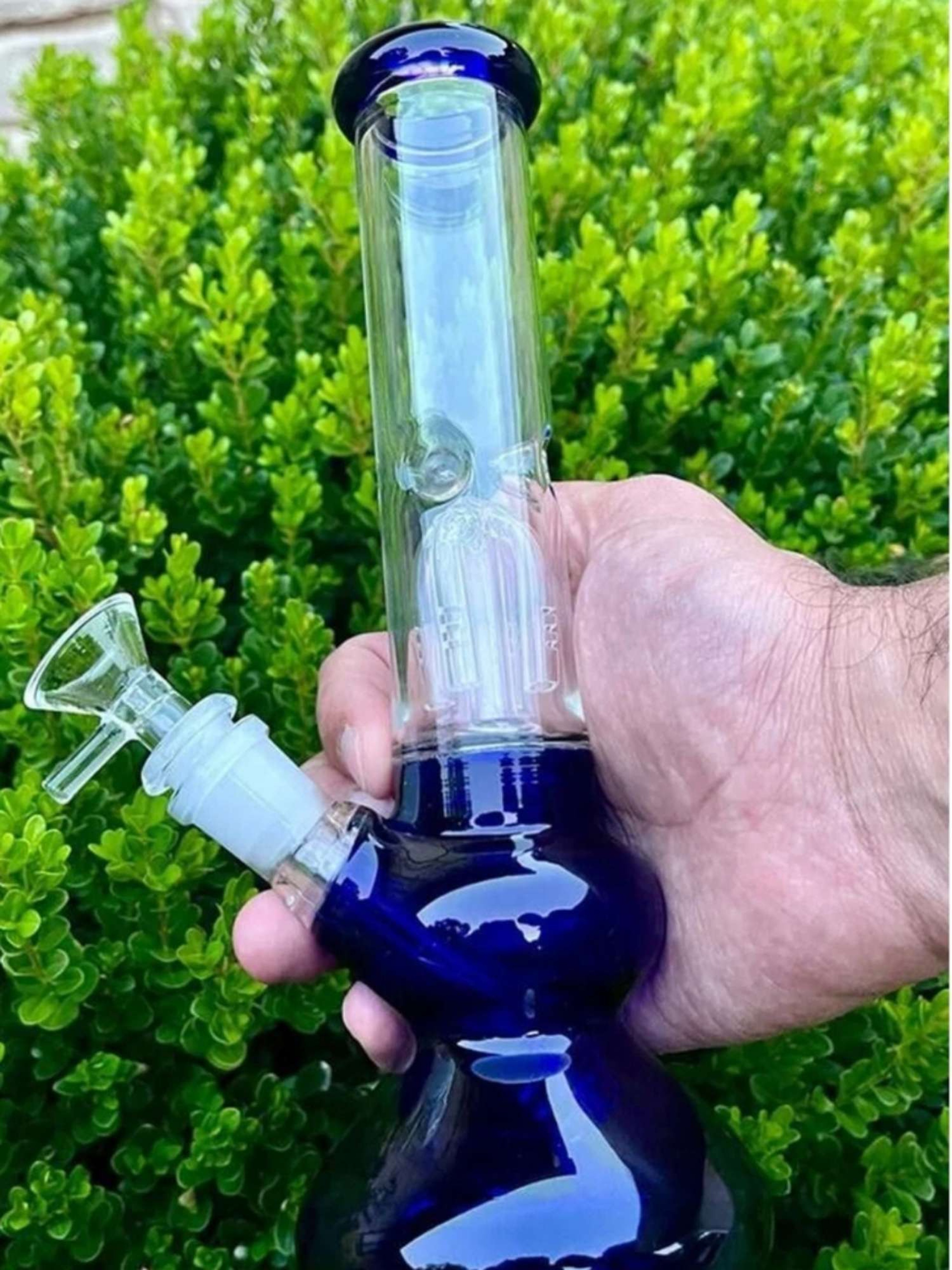 10" Four Arm Percolator Glass Bong Water Pipe
image 0