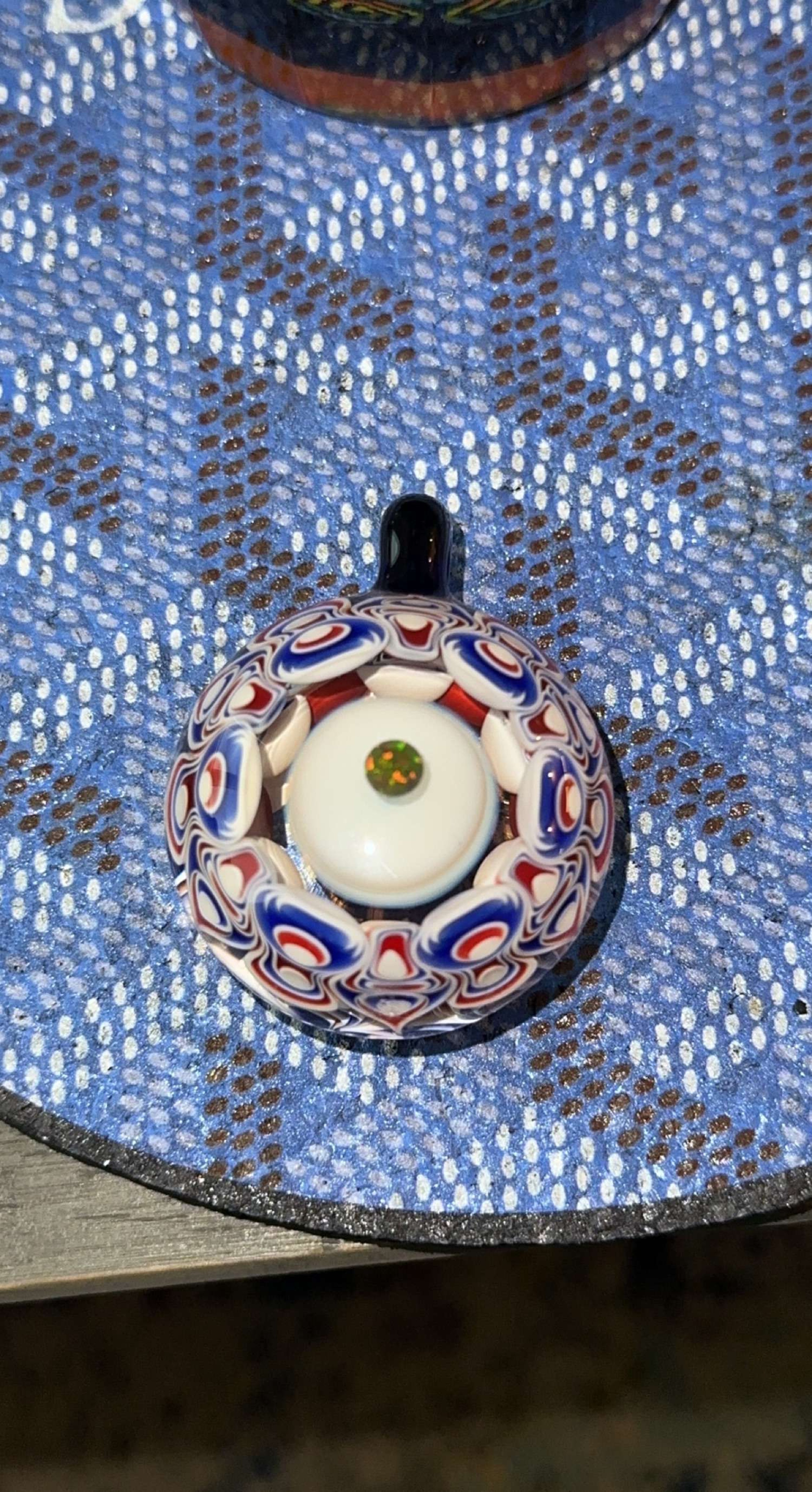 Altier glass dot stack pendy for sale image 0