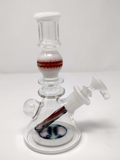 Preview pic of Natey love worked white beaker