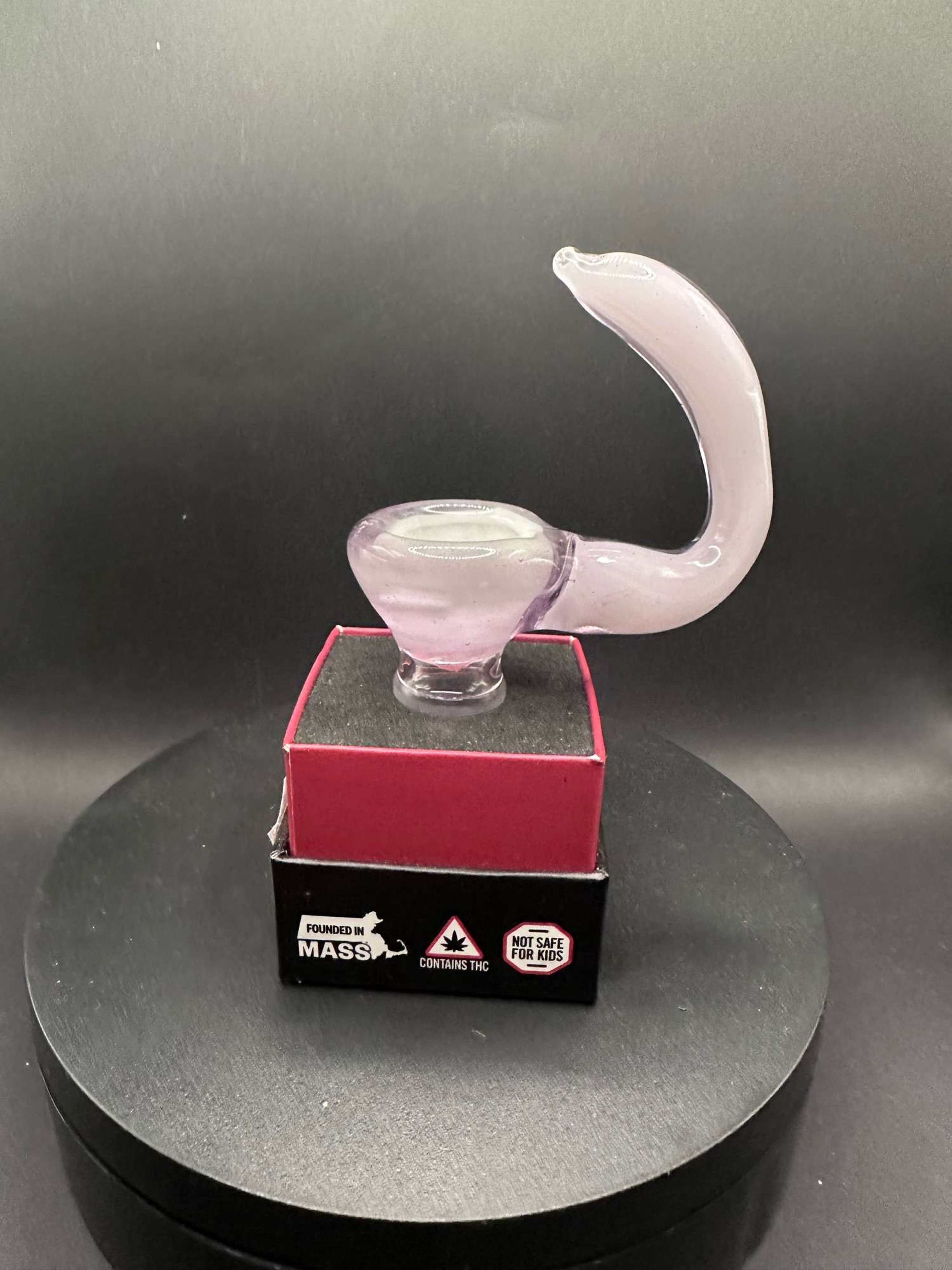 Preview pic of Pink satin over white satin 18mm 4 hole slide