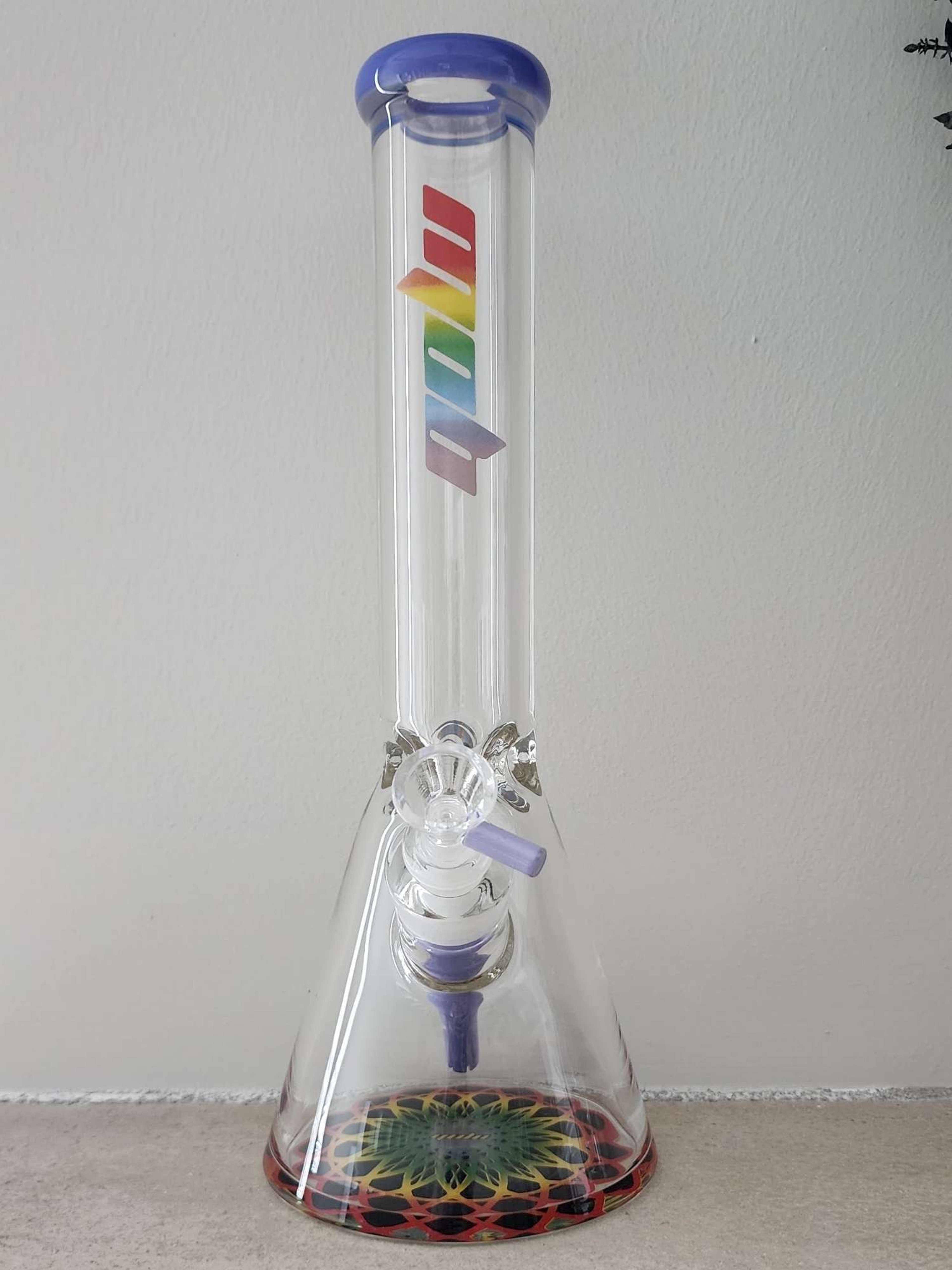 Preview pic of ***The Straight Edge Beaker(Purple)***Free Shipping