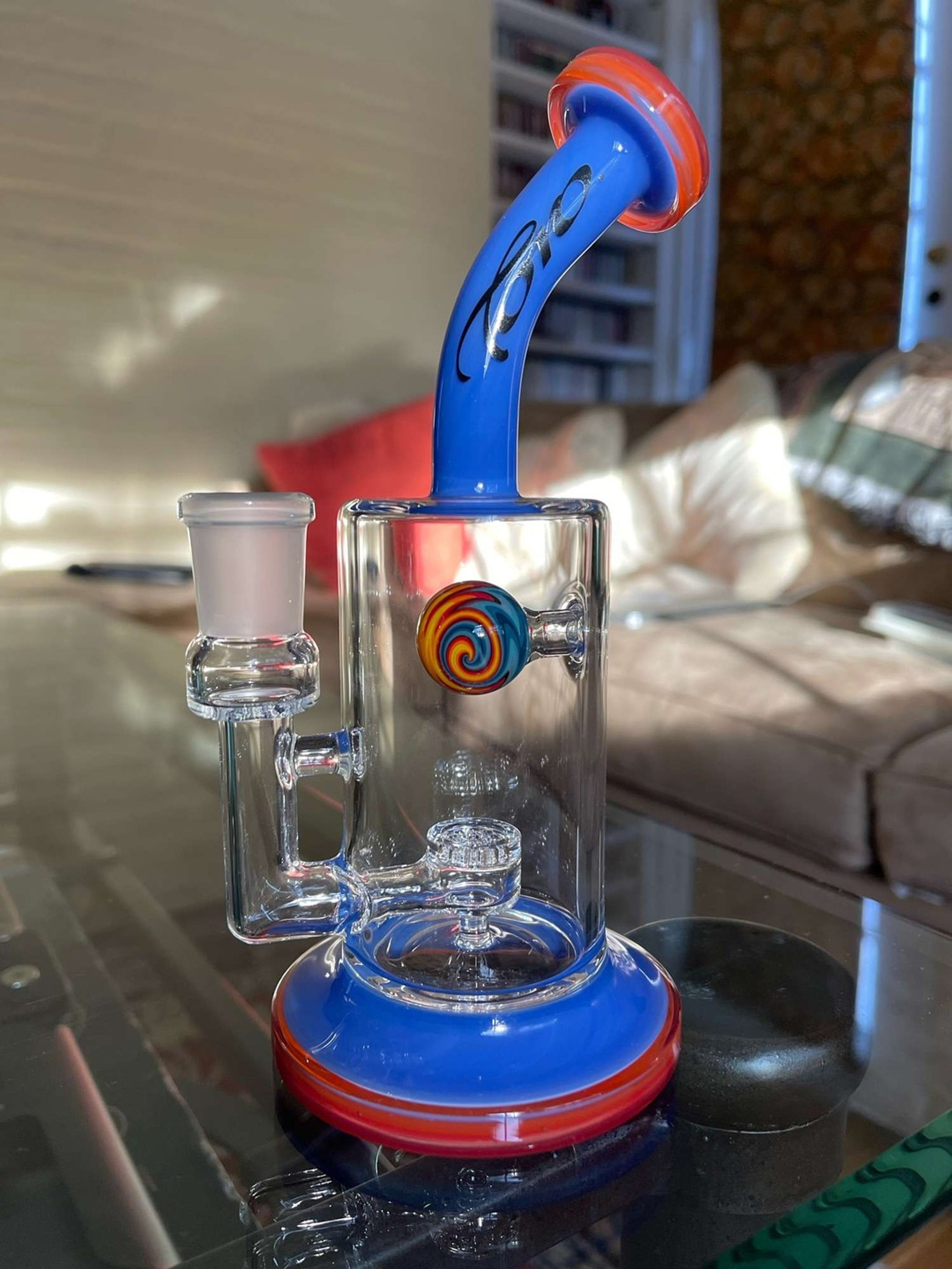 Toro Jetball 14mm - Full Color w Fire & Ice Worked Splash Ball image 0