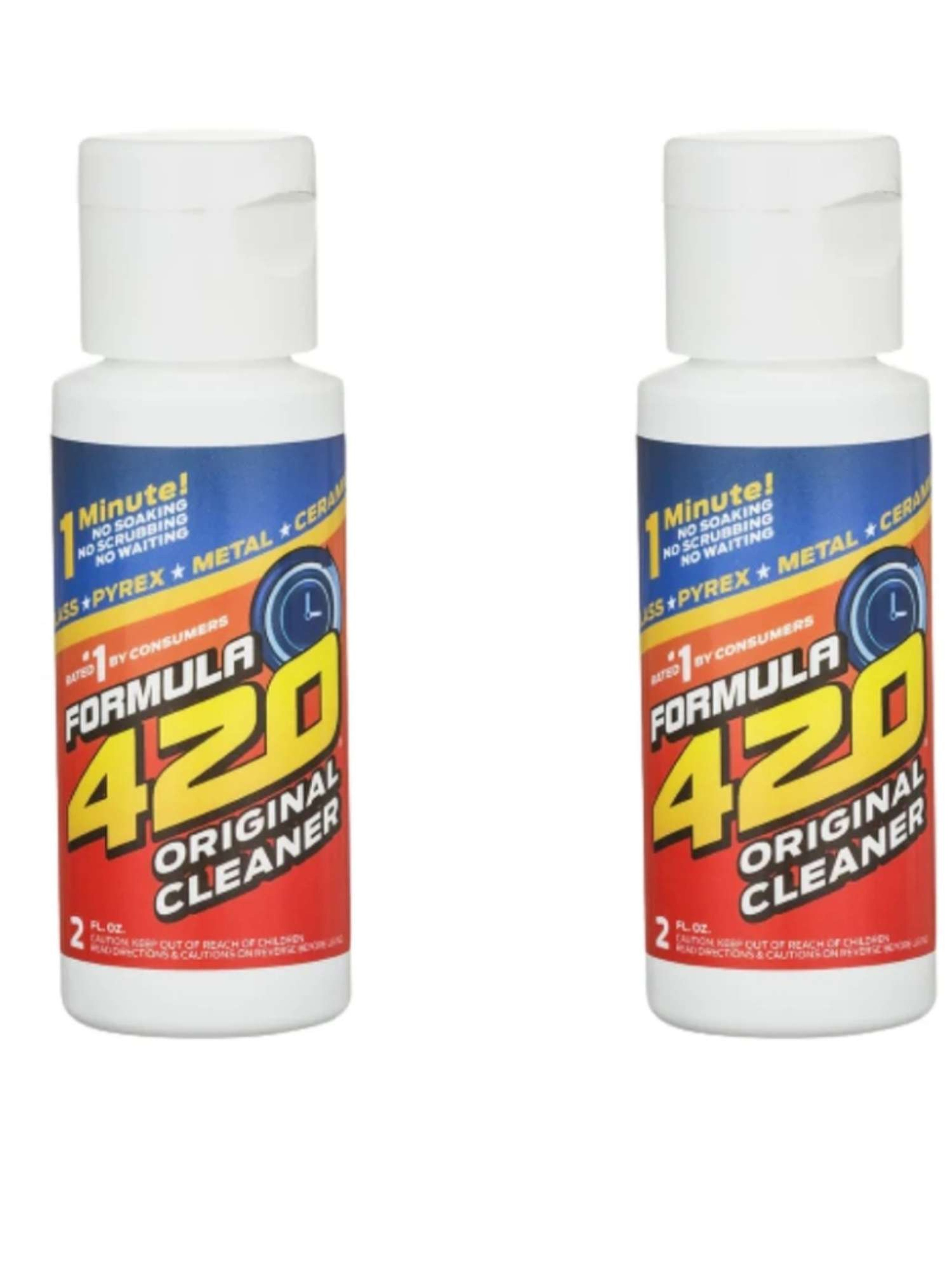 2 PCS Formula 420 Glass Cleaners 2 Oz image 0