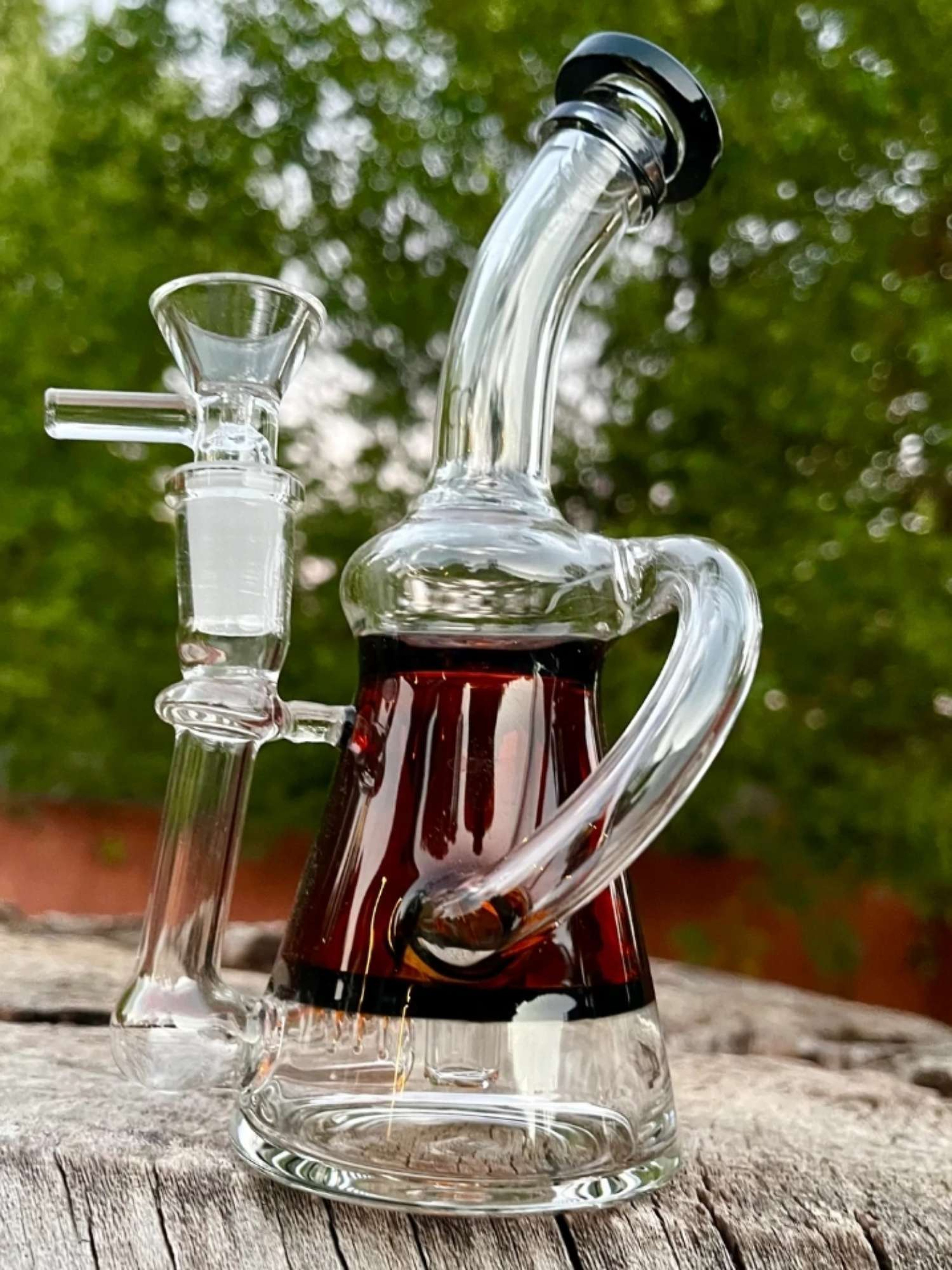 7" Colored Chiller Dab Rig Bubbler

 image 0