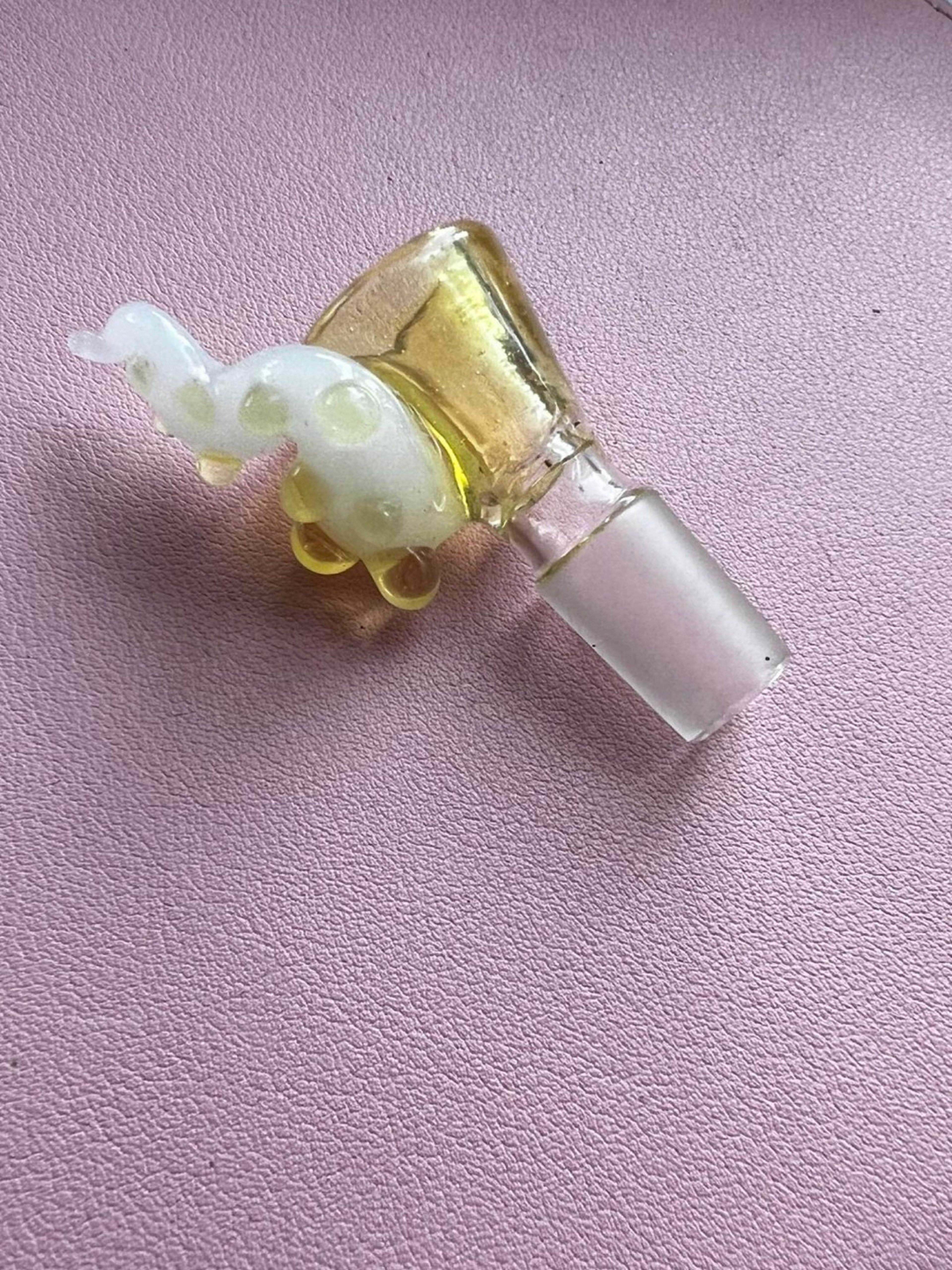 2 Hole 14 mm UV slide by Hannya Glass image 0