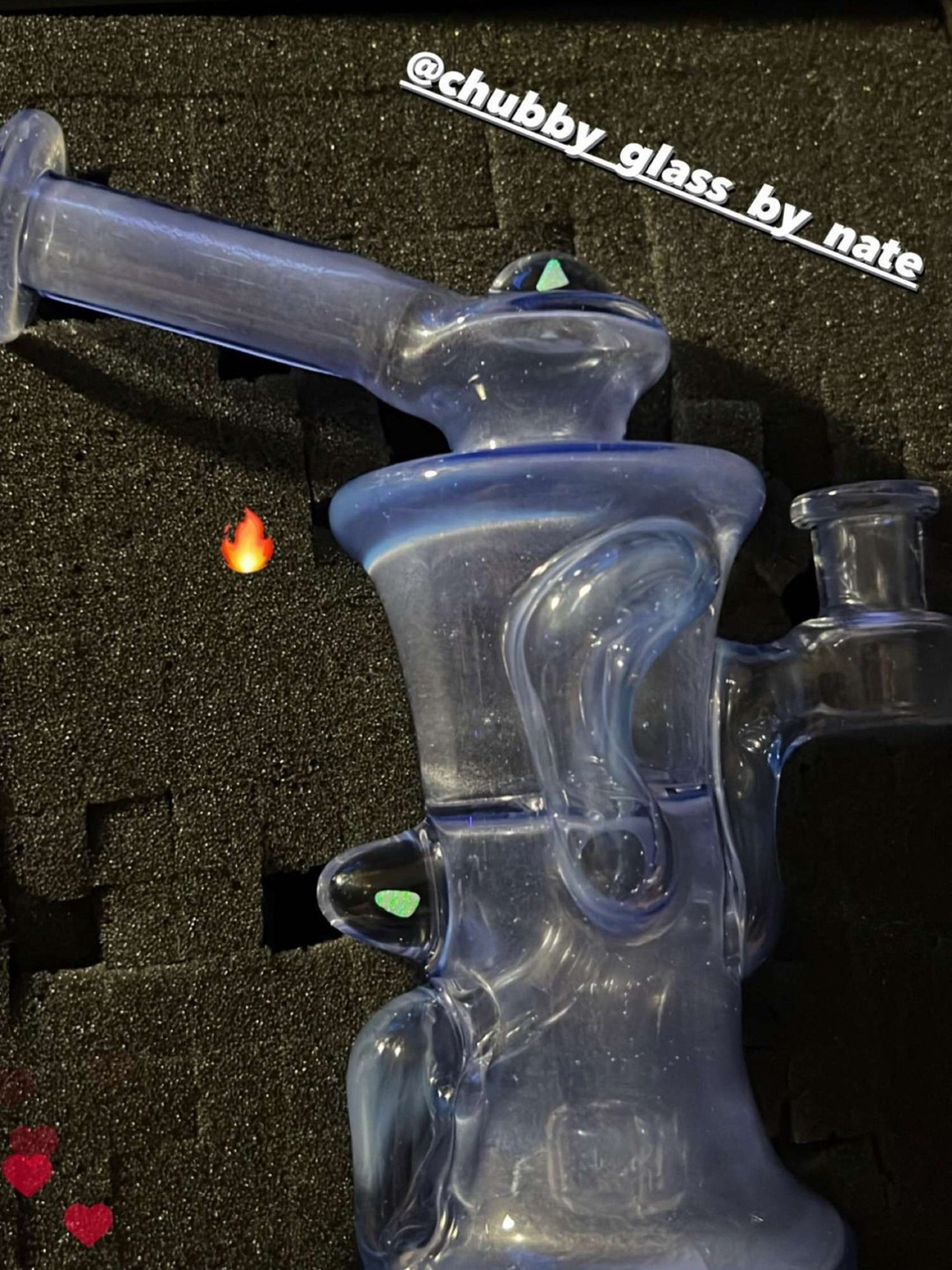 Preview pic of Chubby glass by Nate - custom layback 