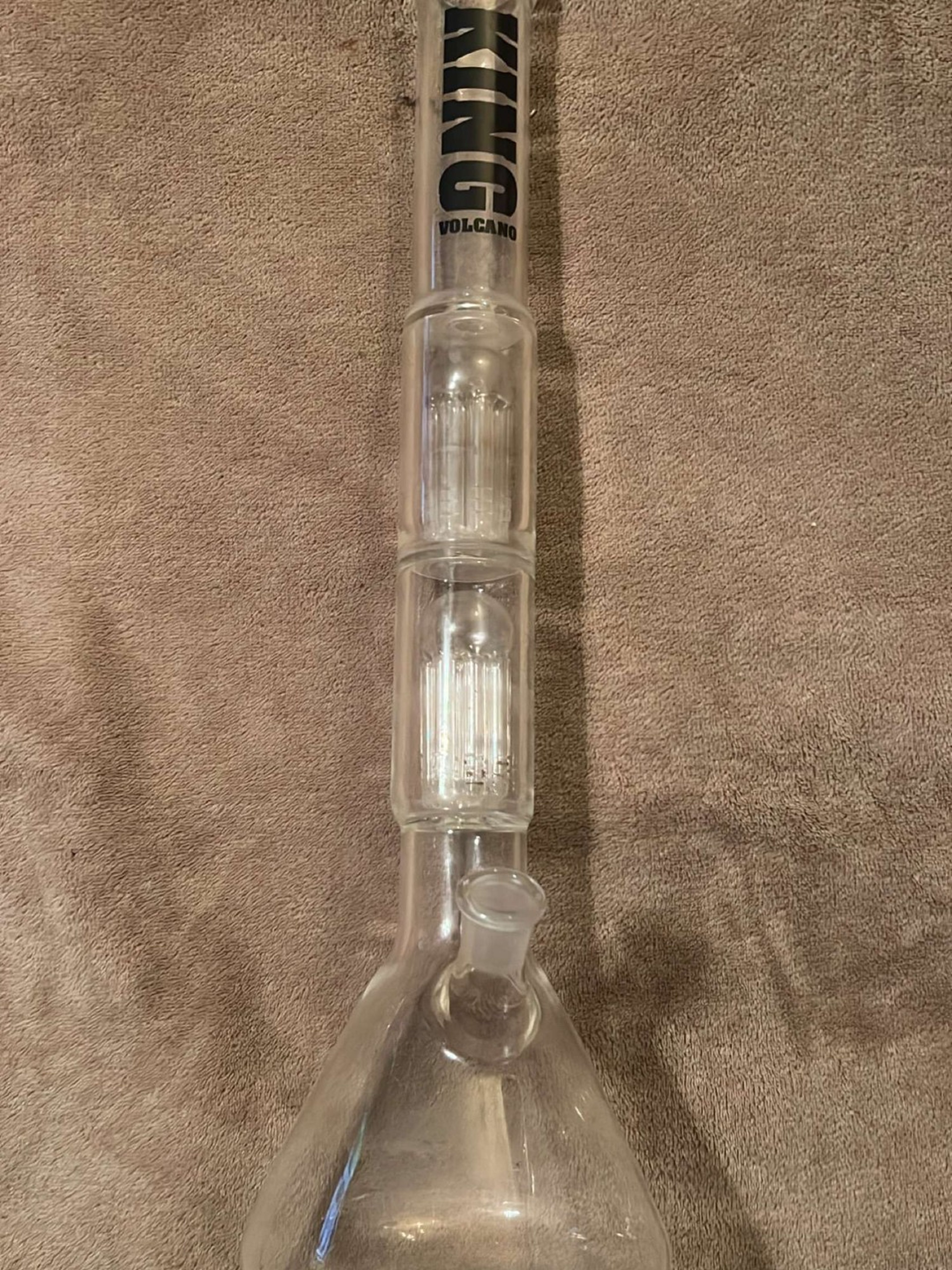 King Glass Double 8 Arm Tree Perc Beaker image 0