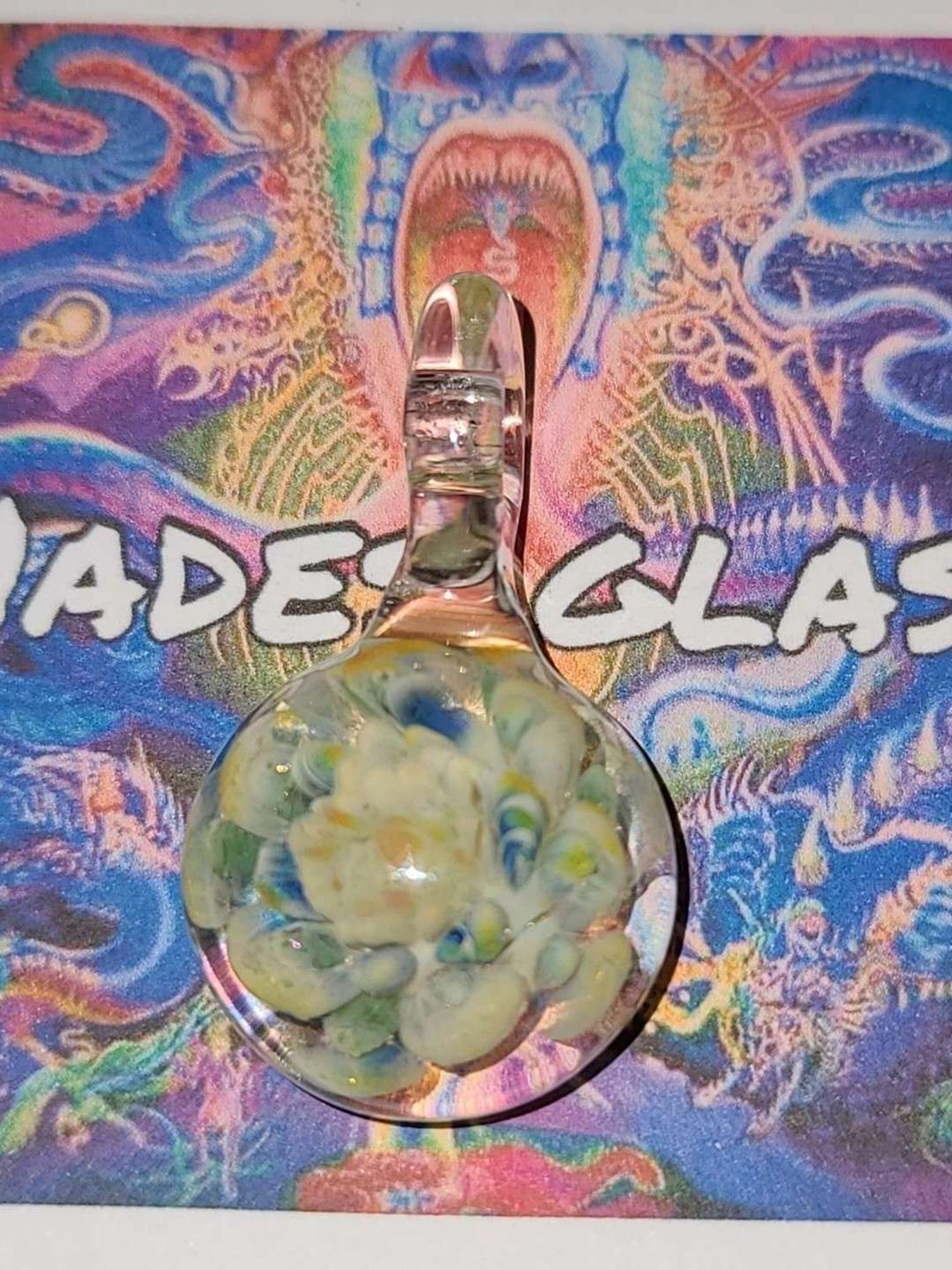 Preview pic of Flower implosion pendant 
