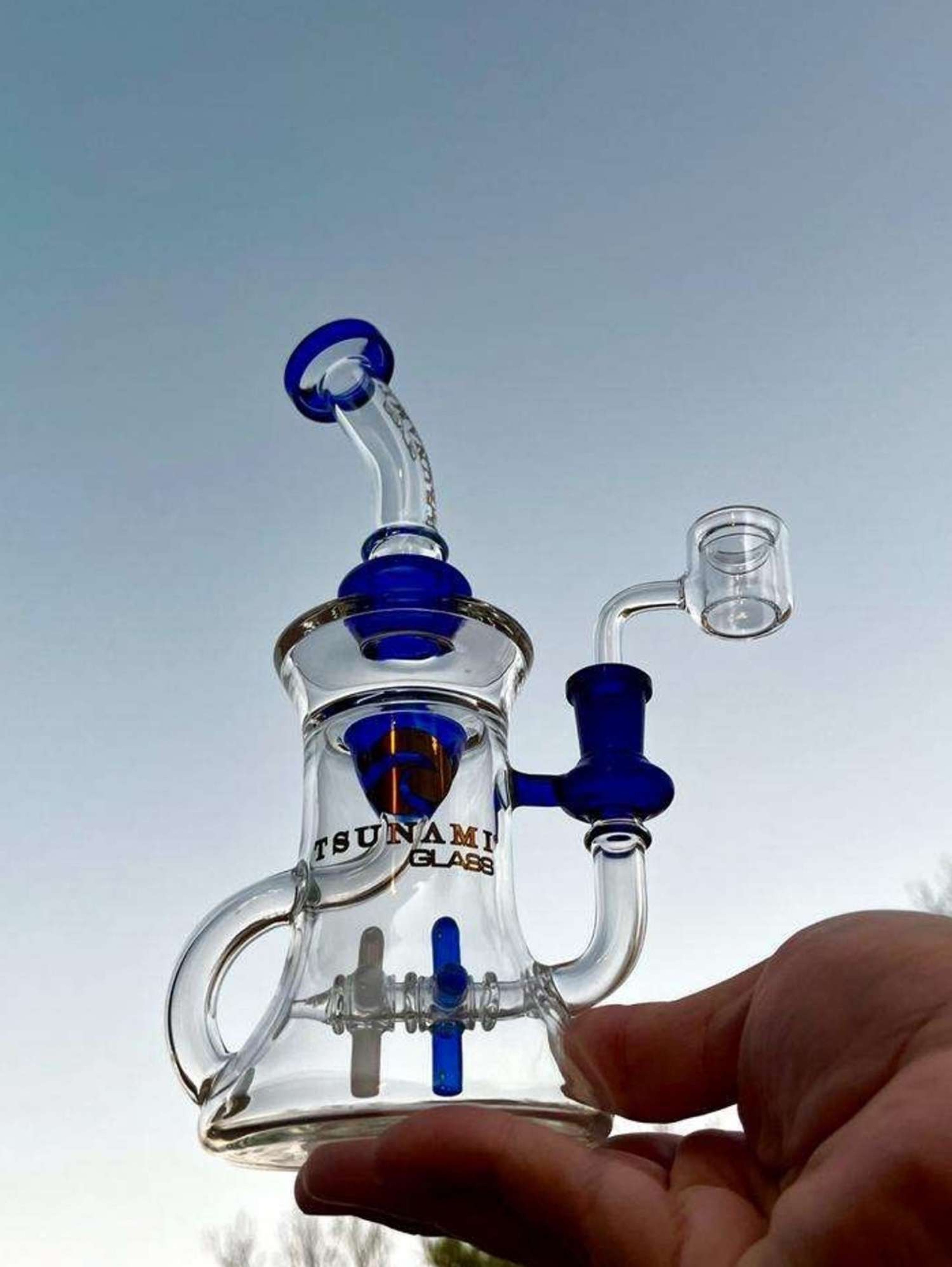 9.5" Heavy Tsunami Glass Spinning Rig. image 0