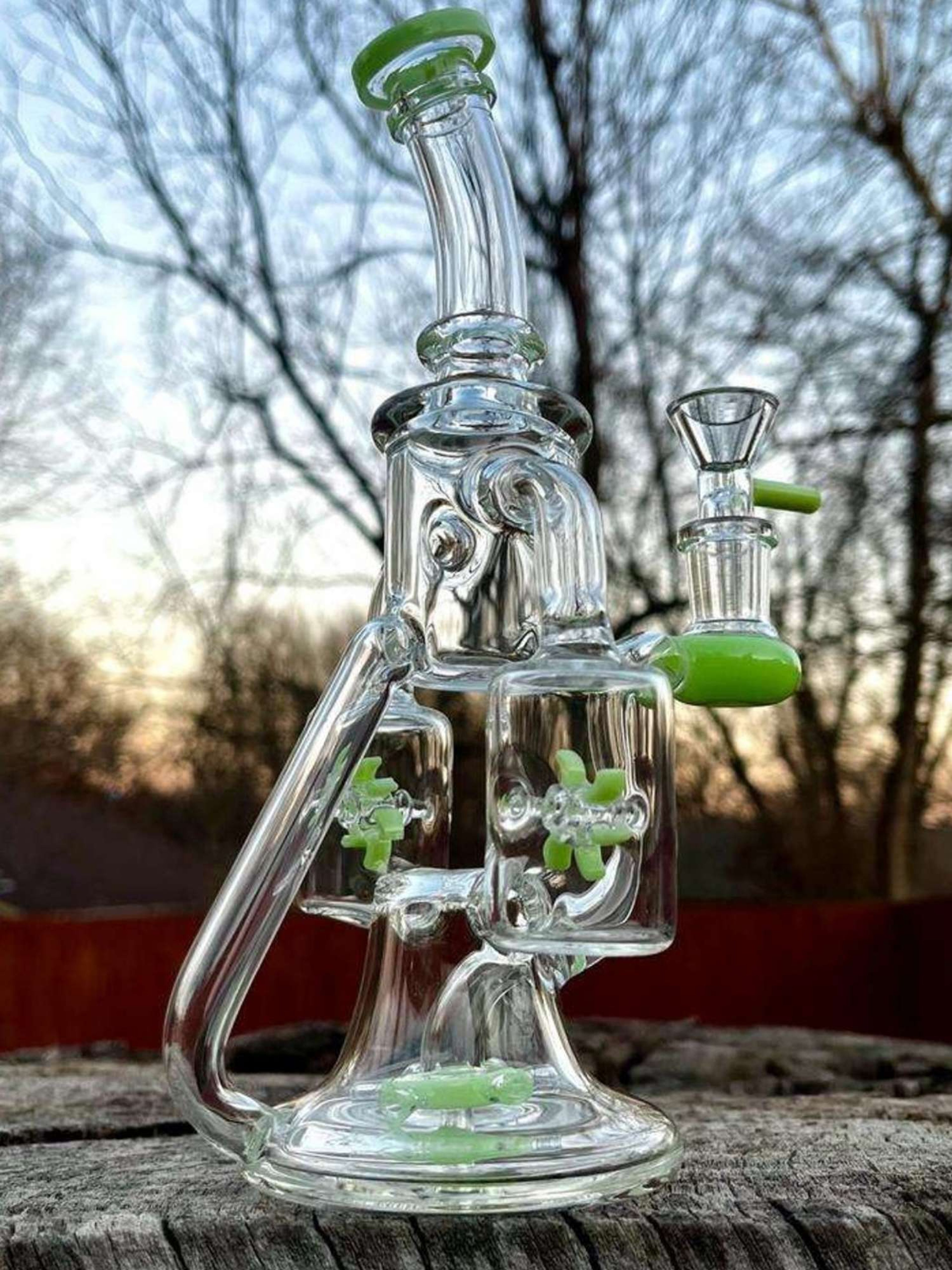 9" Propeller Spinning Recycler Rig. image 0