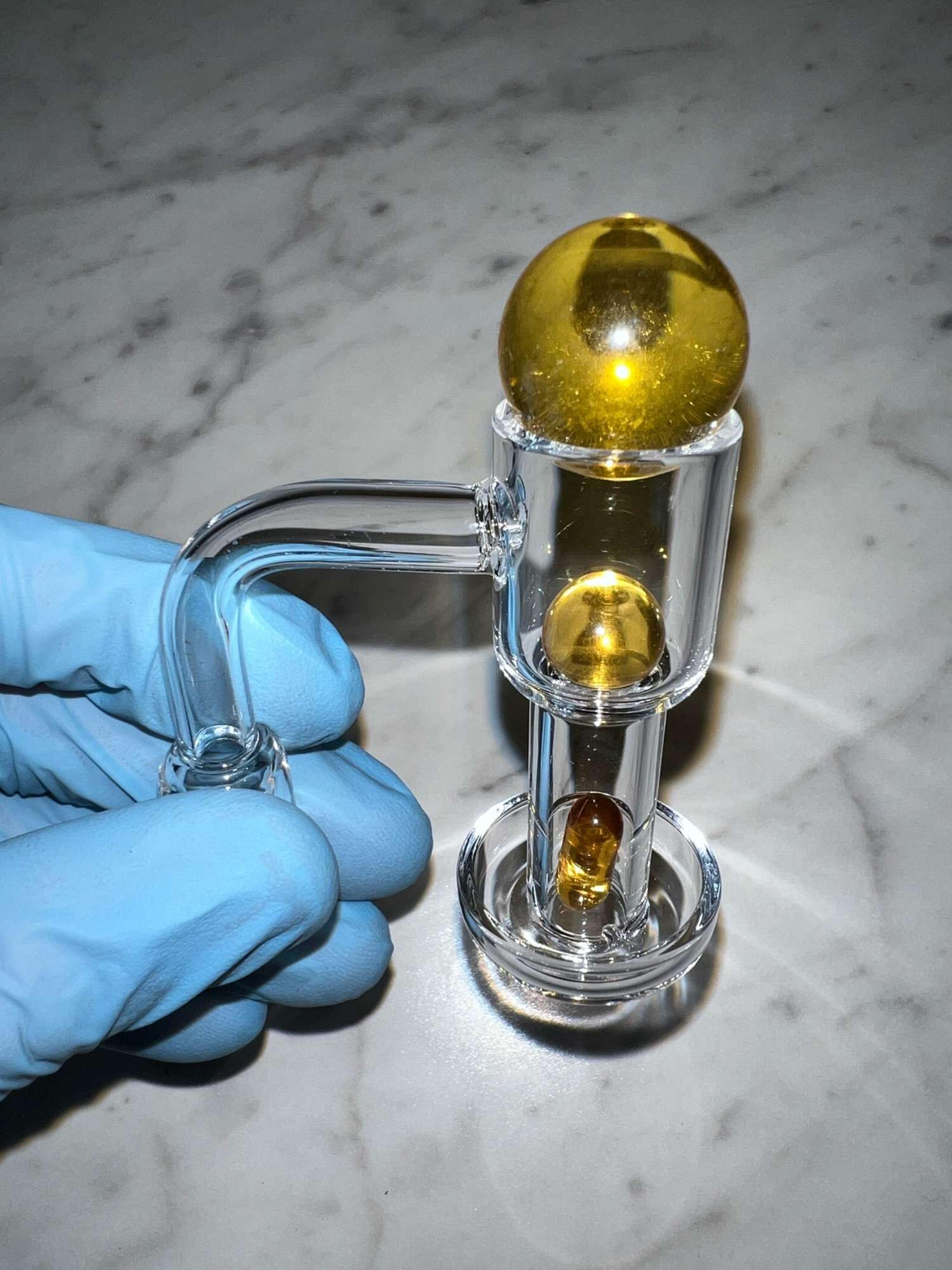 Preview pic of Terp Slurper w Yellow Marble Set