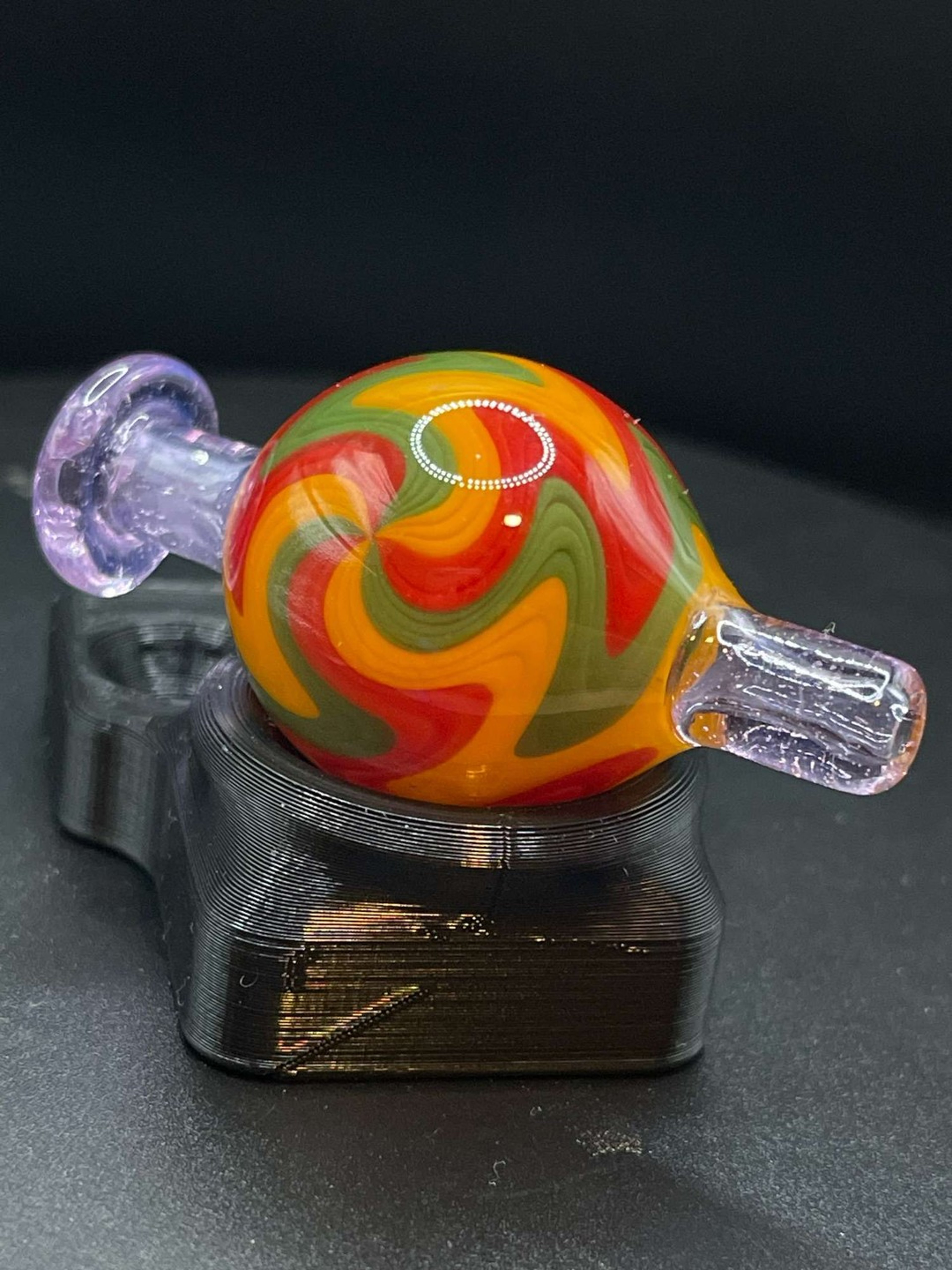 Rasta/purple bubble cap image 0