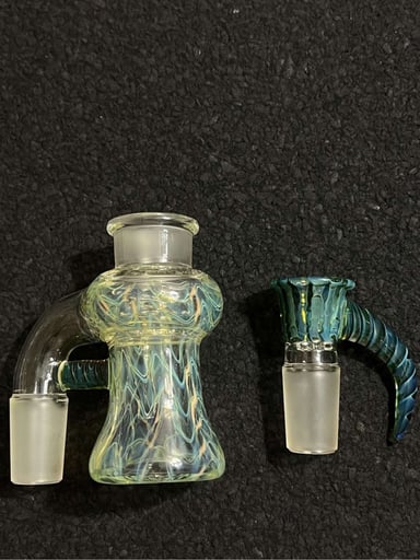 Preview pic of FISHBONE green money & silver rake fume set