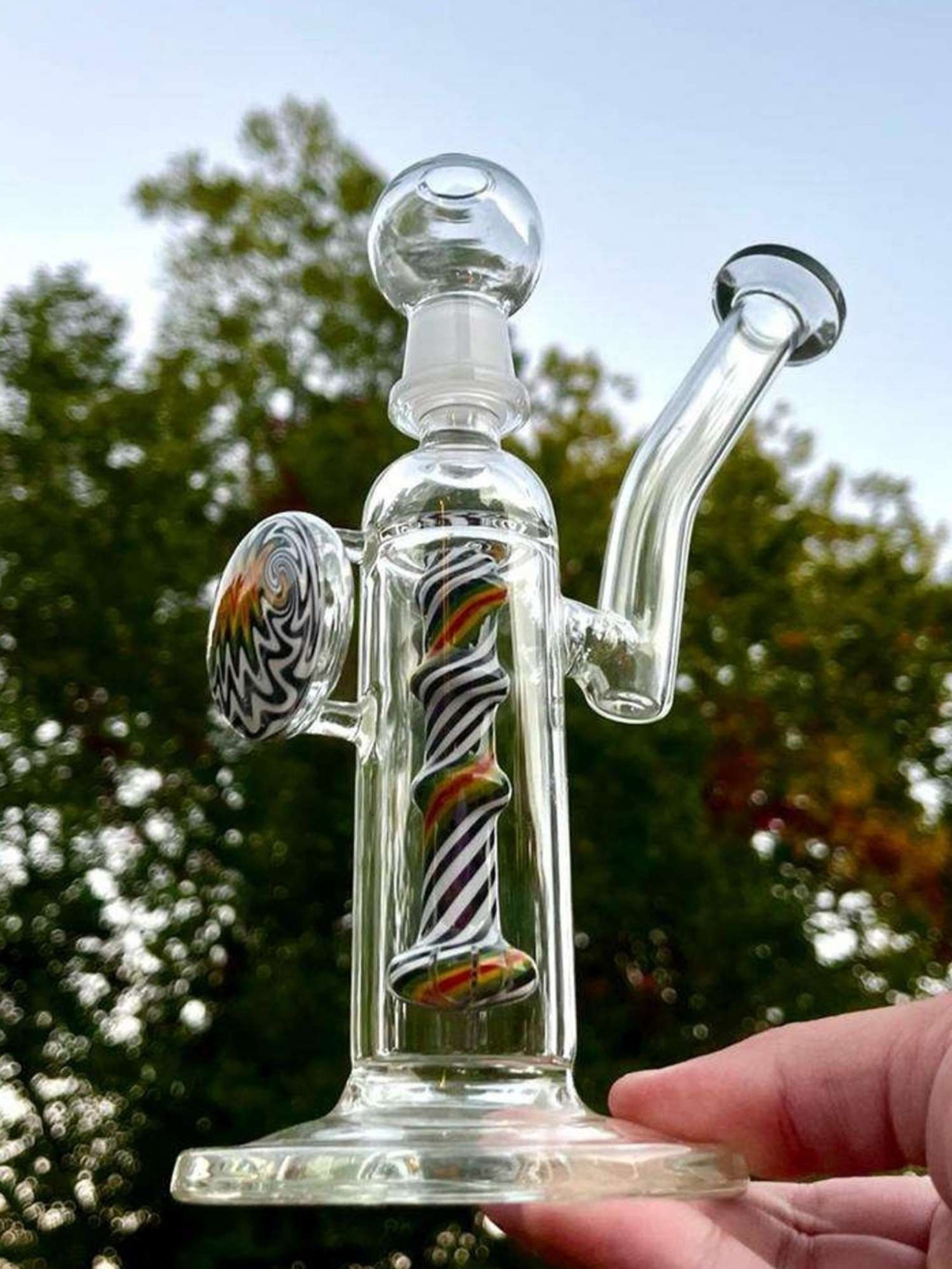 6" Twisted Yolo Bong Rig image 0