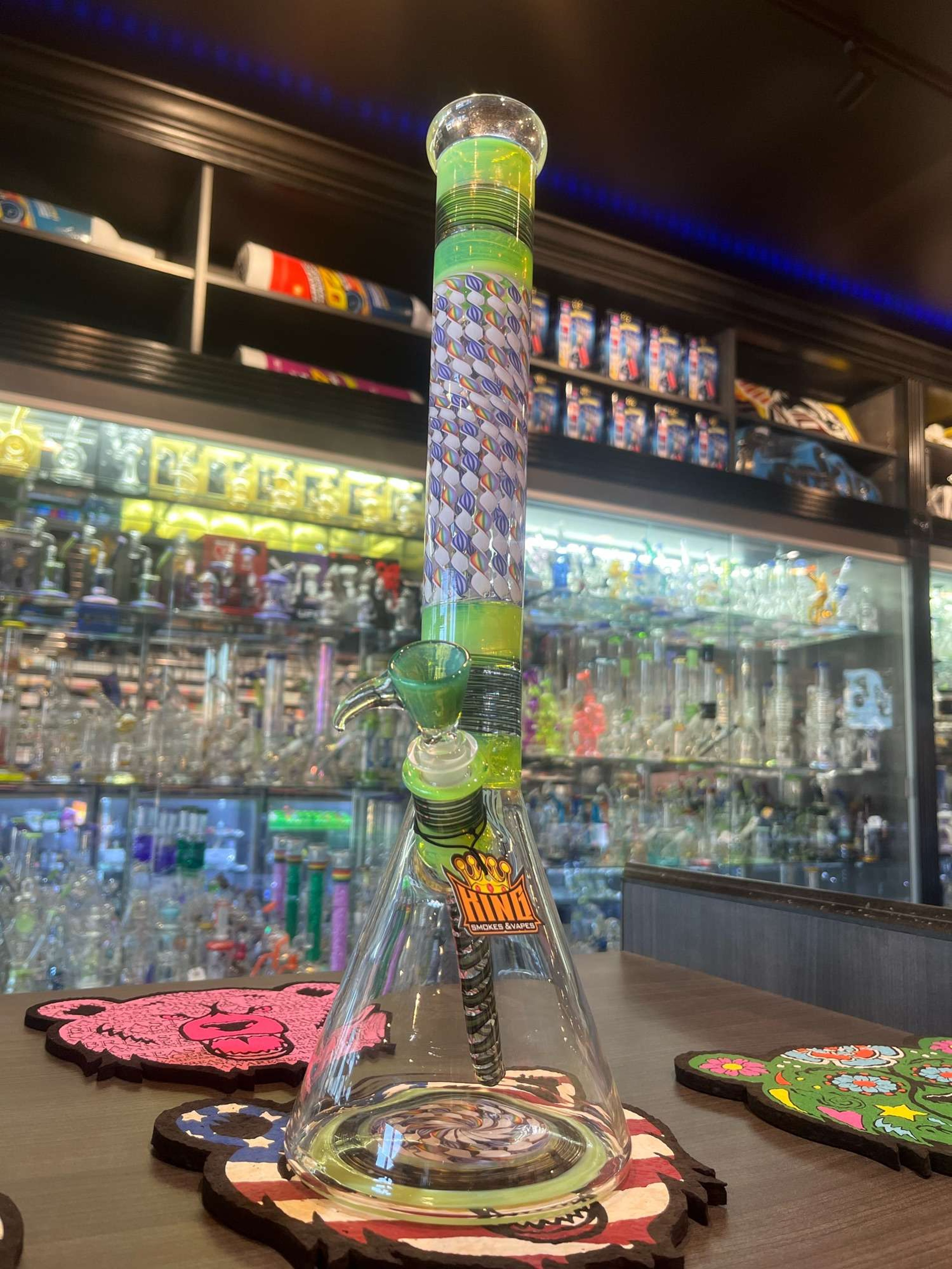 Fully worked Augy Glass Beaker image 0