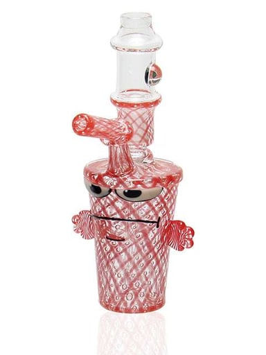 Preview pic of BTGB - Reticello Master Shake Bubbler - Red