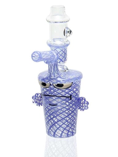 Preview pic of BTGB - Reticello Master Shake Bubbler - Light Blue