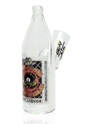 Preview pic of Slum Gold x Ski Mask - Mini 40oz Bubbler