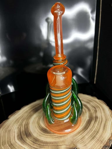 Preview pic of SmplyGlassworks hot sauce and line work warlock